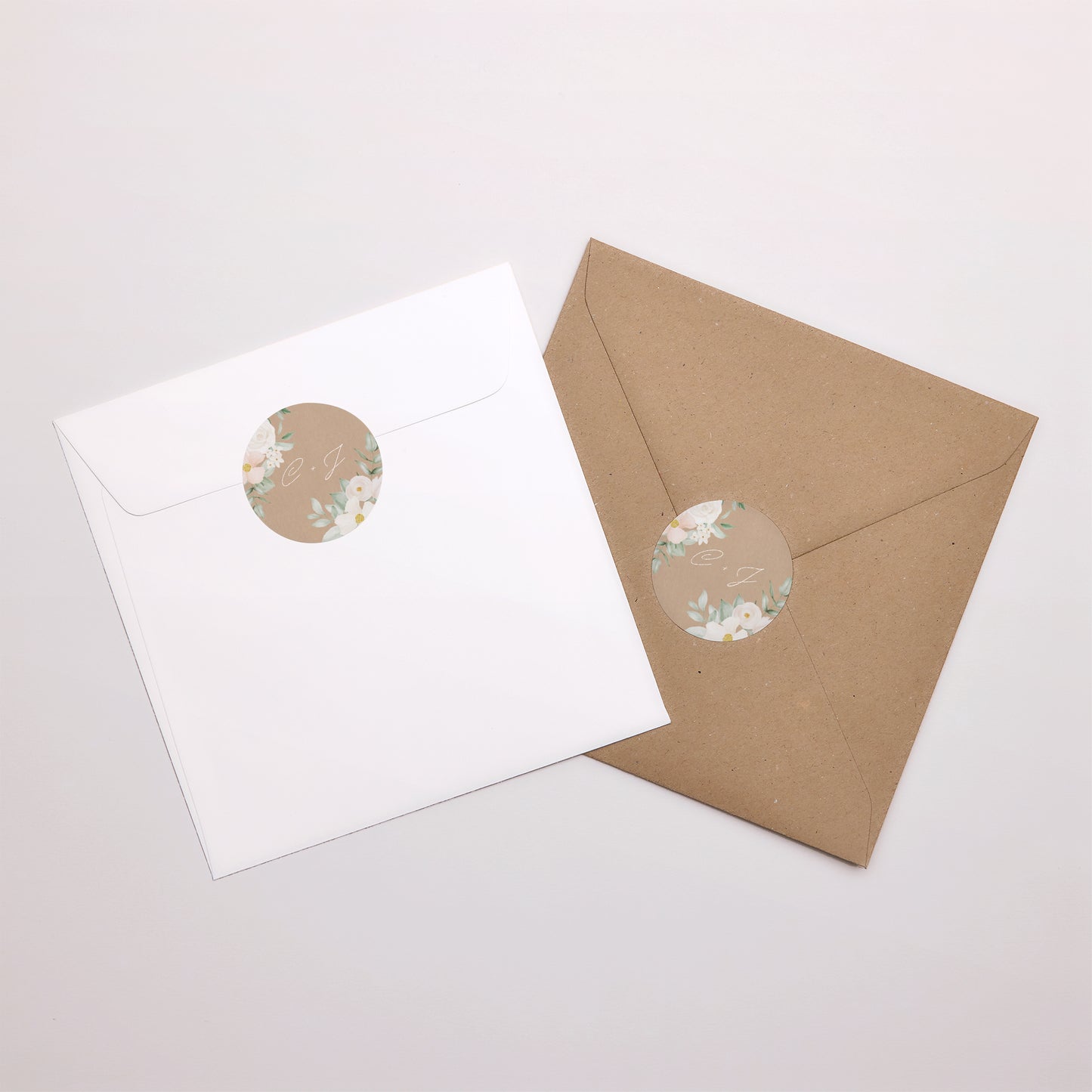 Sticker Hochzeit Rund Romantik II foto N° 3