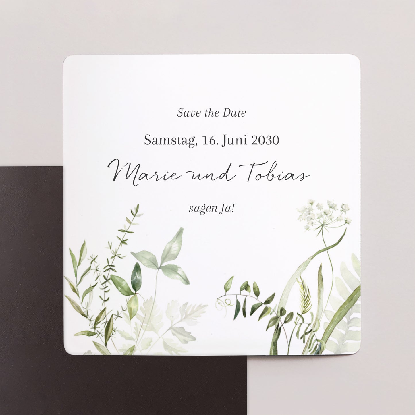 Save the date Karte Hochzeit Satz von 9, magnetisch. Seralin foto N° 1