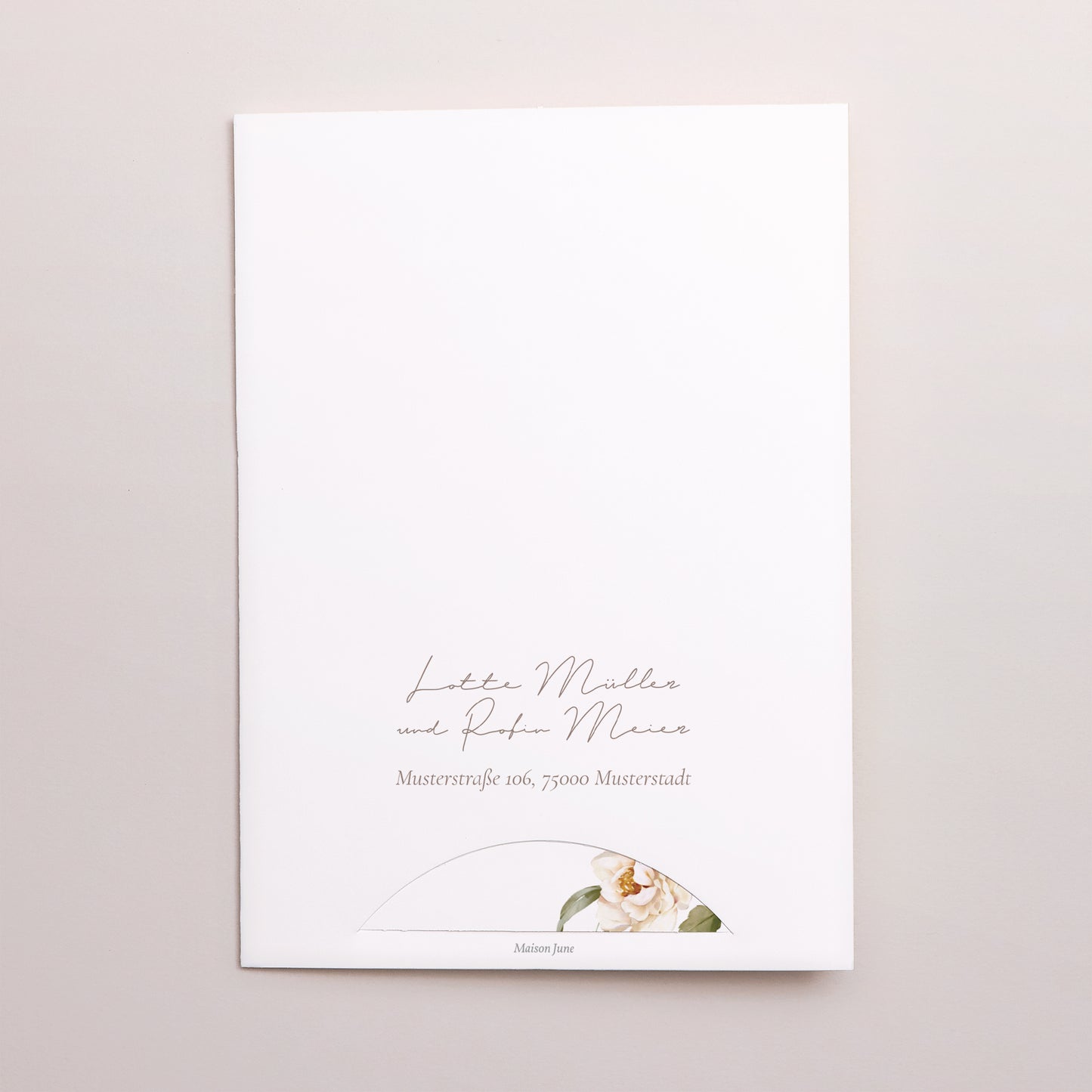Hochzeitseinladung Hülle für 2 Karten foto N° 5