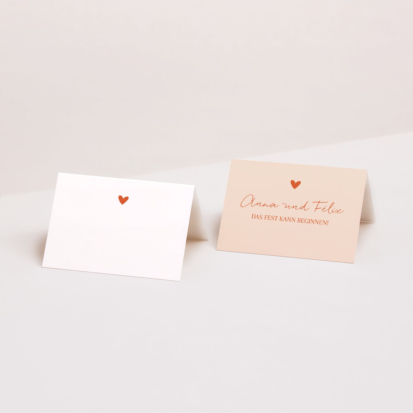 Tischkarten Hochzeit Quer Liebe immer foto N° 1