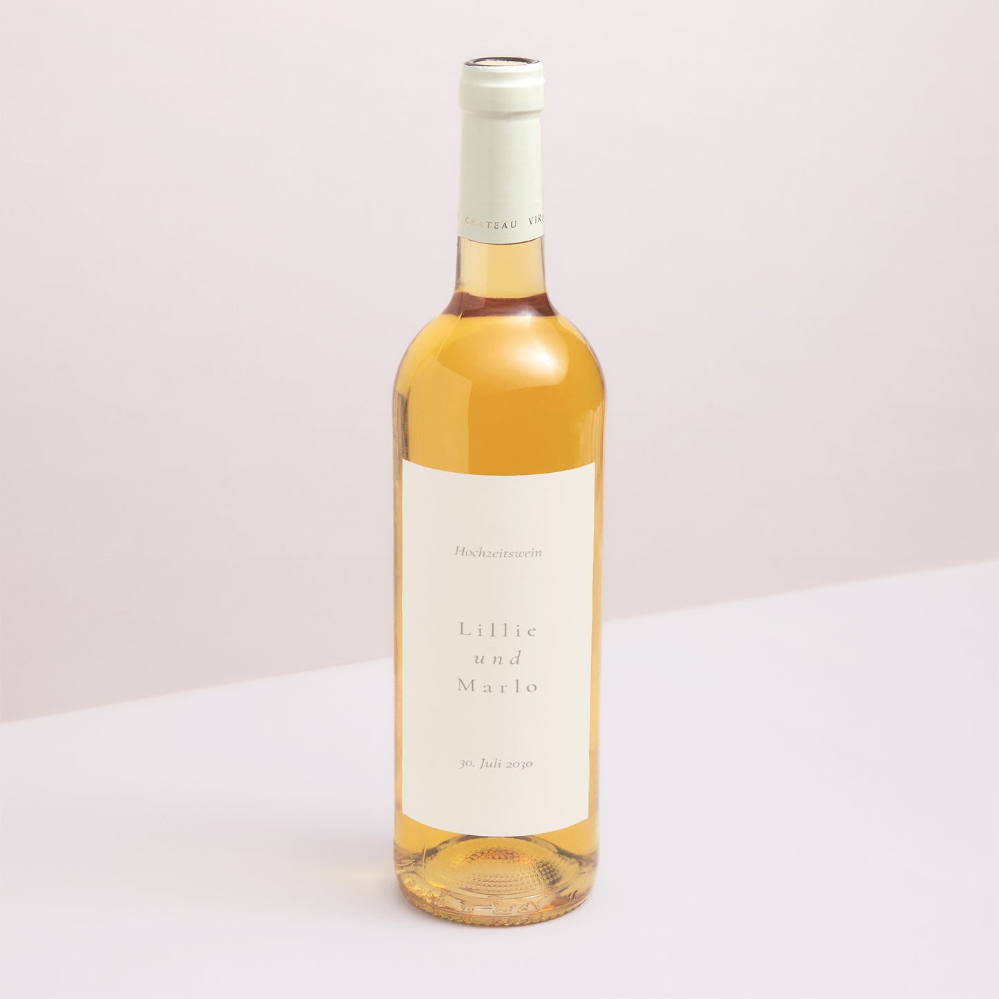 Flaschenetikett Hochzeit Porträt foto N° 1