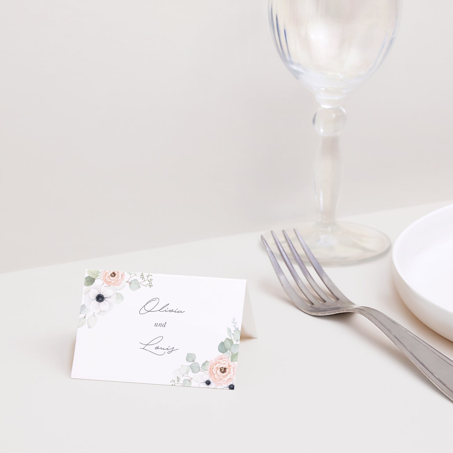 Tischkarten Hochzeit Quer foto N° 2