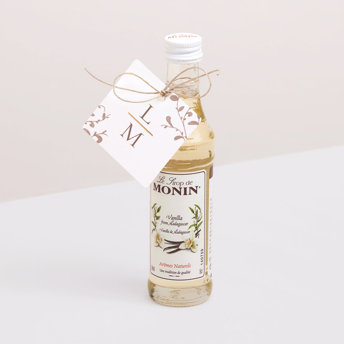 Vorgelochtes Etikett Hochzeit quadratisch foto N° 3