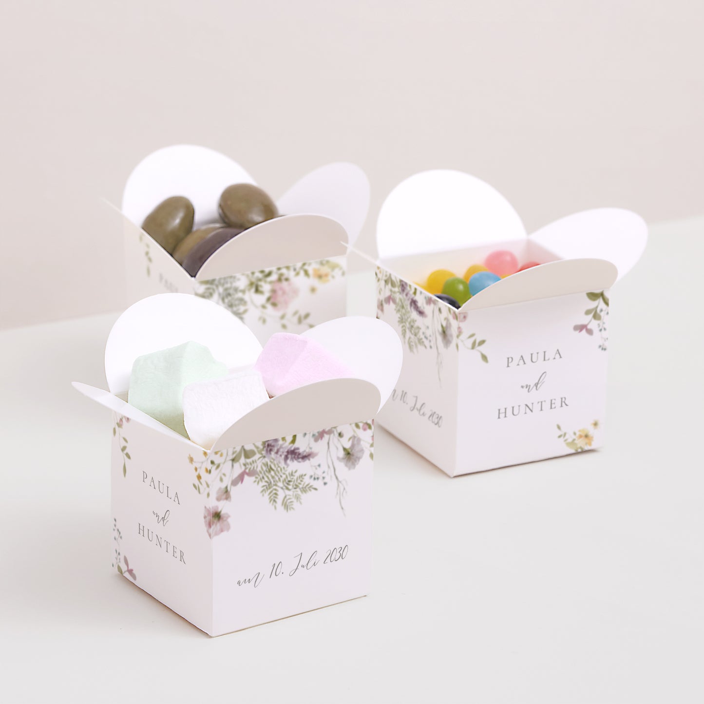 Geschenkbox Hochzeit Schmetterlingsöffnung foto N° 3