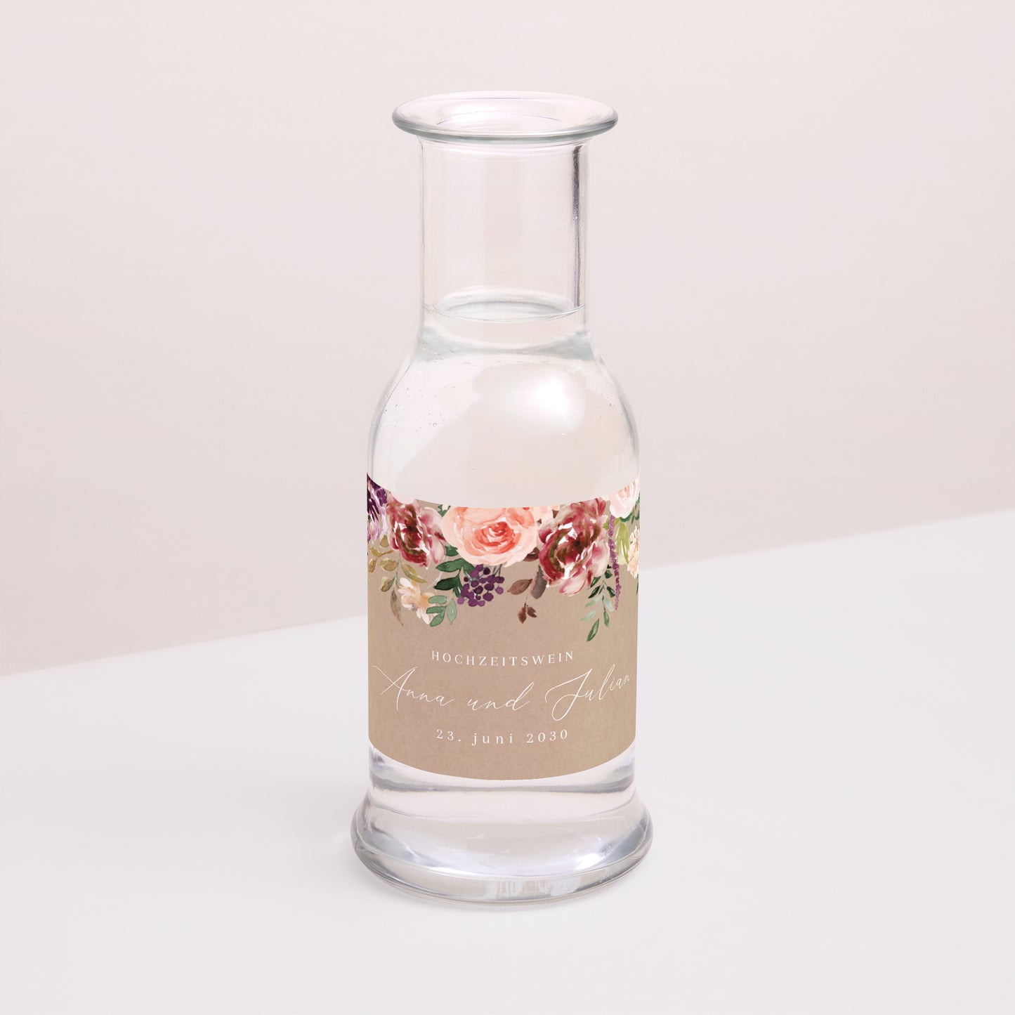 Flaschenetikett Hochzeit Landschaft Caudélie foto N° 2