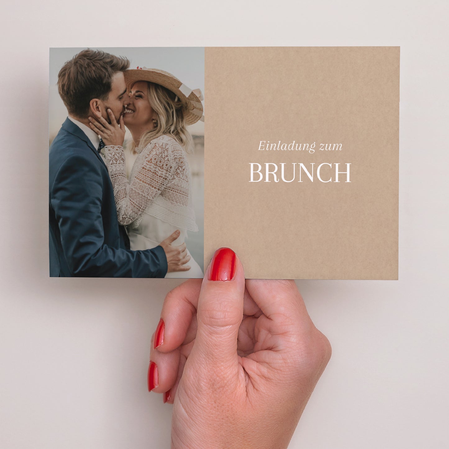 Einladungskarte Hochzeit Landschaft Ja zum Leben foto N° 3