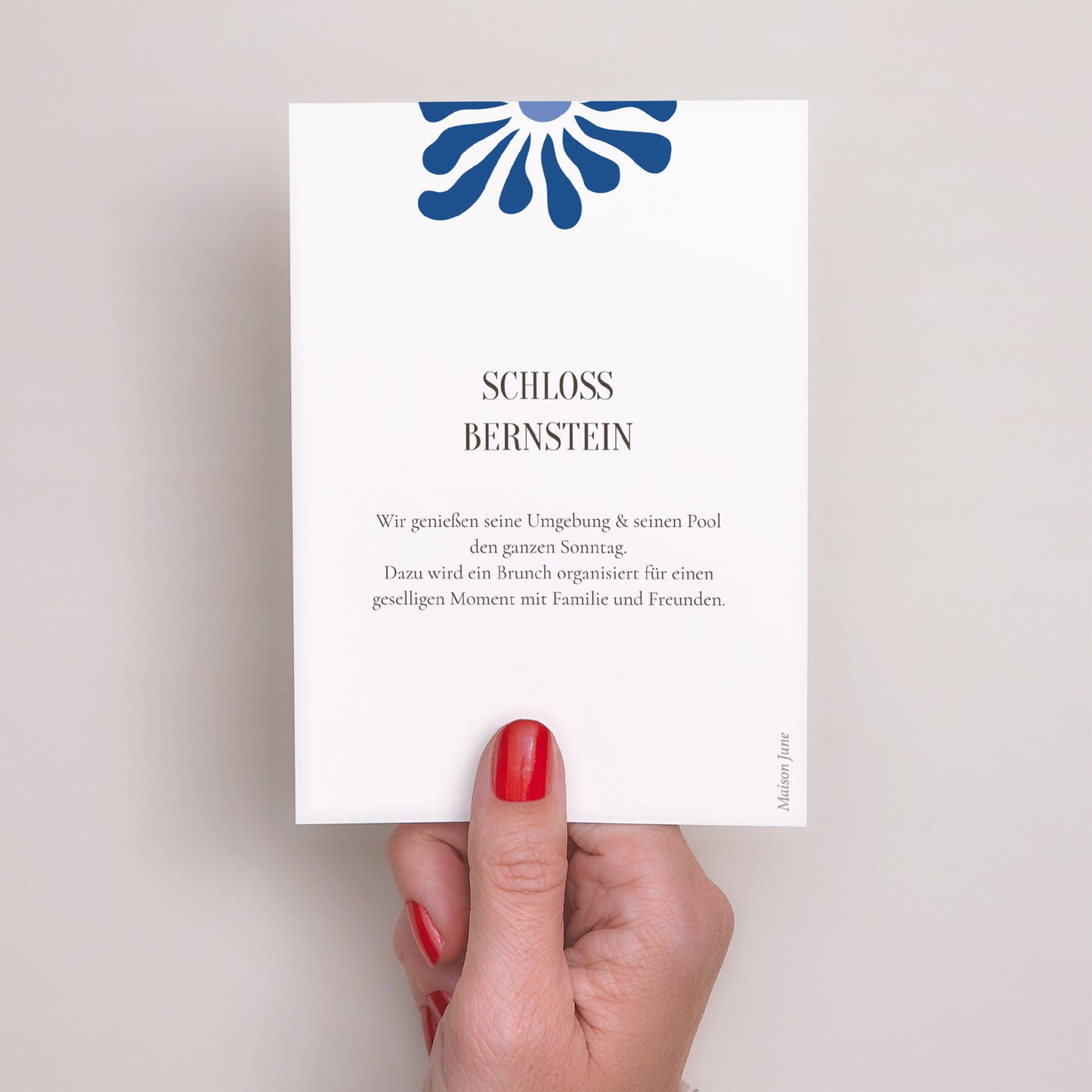 Einladungskarte Hochzeit Porträt foto N° 3