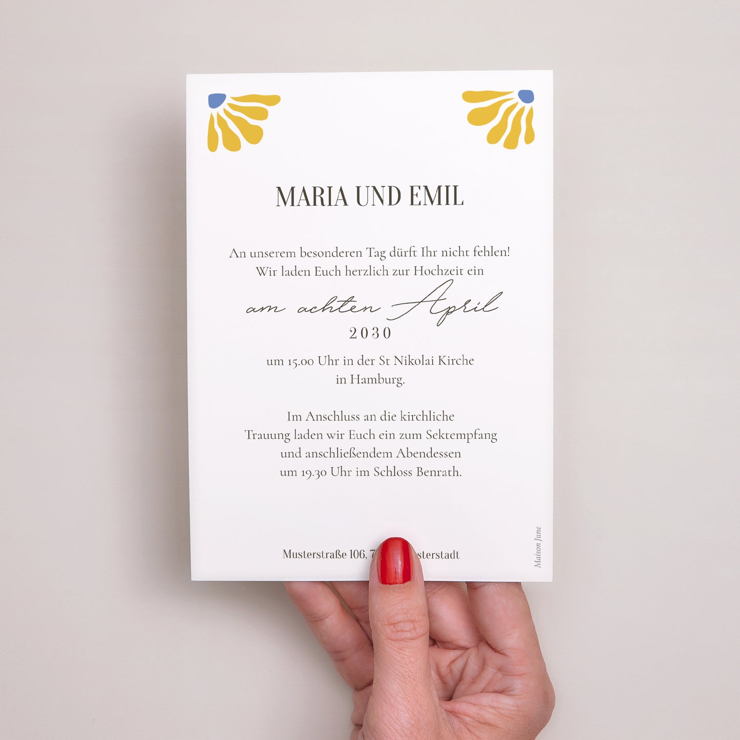 Hochzeitseinladung foto N° 3
