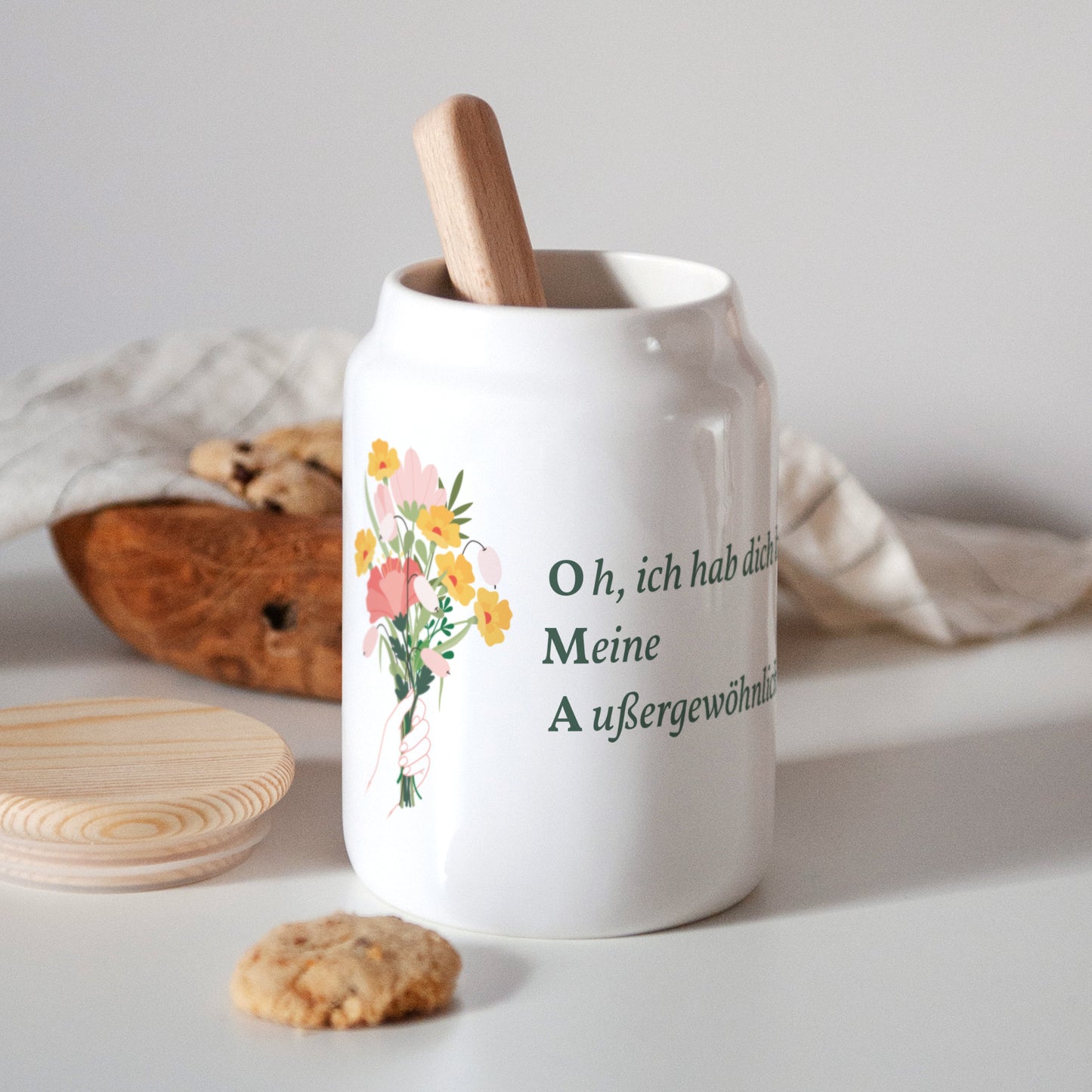 Keramiktopf Objekte 65 cl Wunderbare Oma foto N° 3
