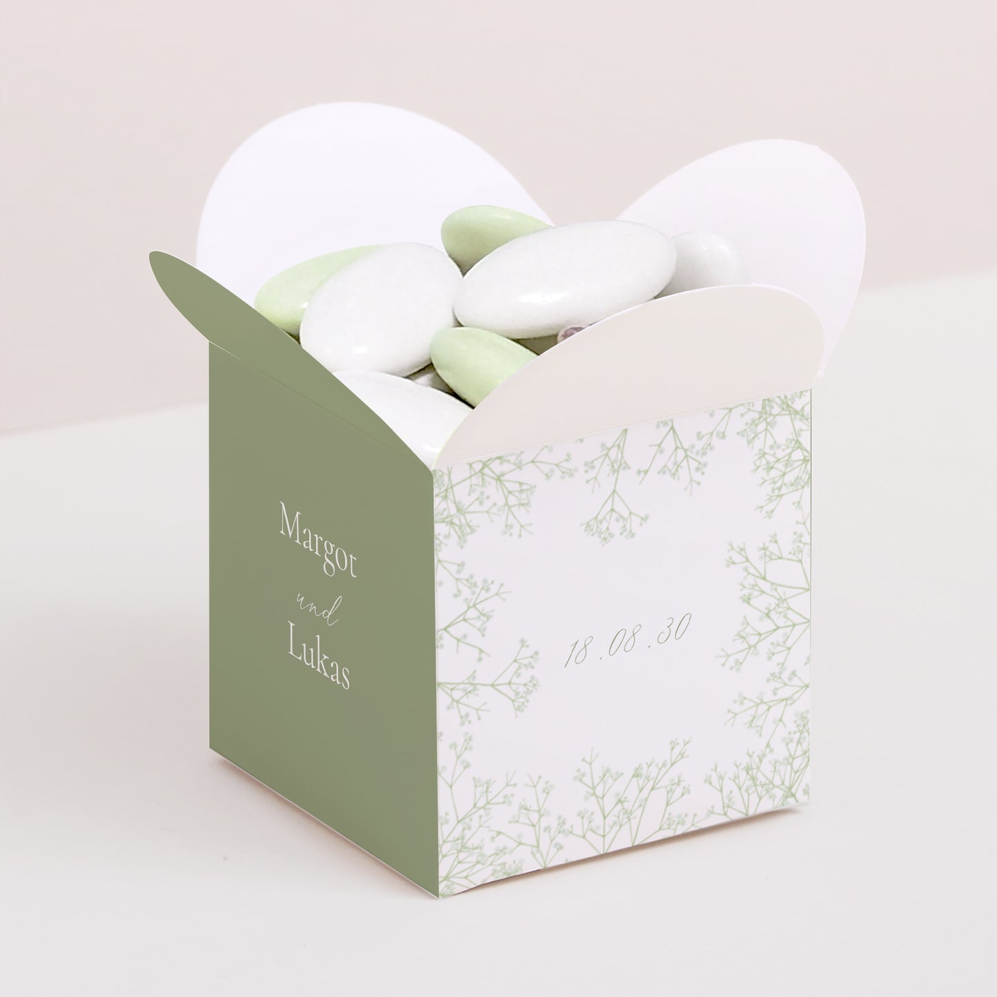 Geschenkbox Hochzeit Schmetterlingsöffnung Es ist Sommer! foto N° 1