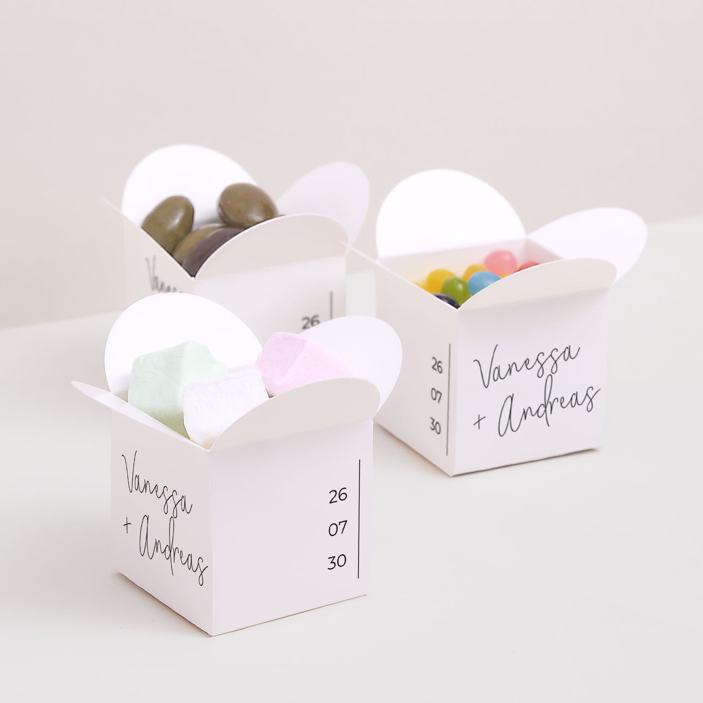 Geschenkbox Hochzeit Schmetterlingsöffnung foto N° 3