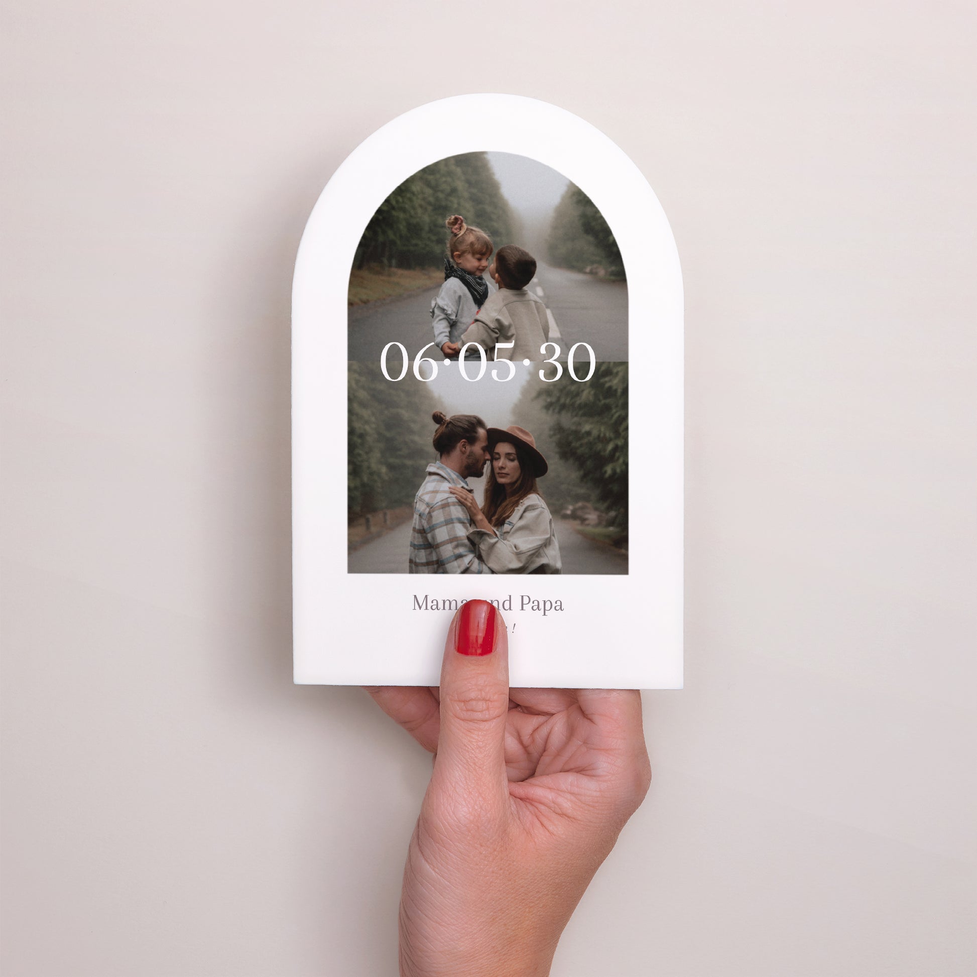 Hochzeitseinladung Arche Mama und Papa heiraten foto N° 2