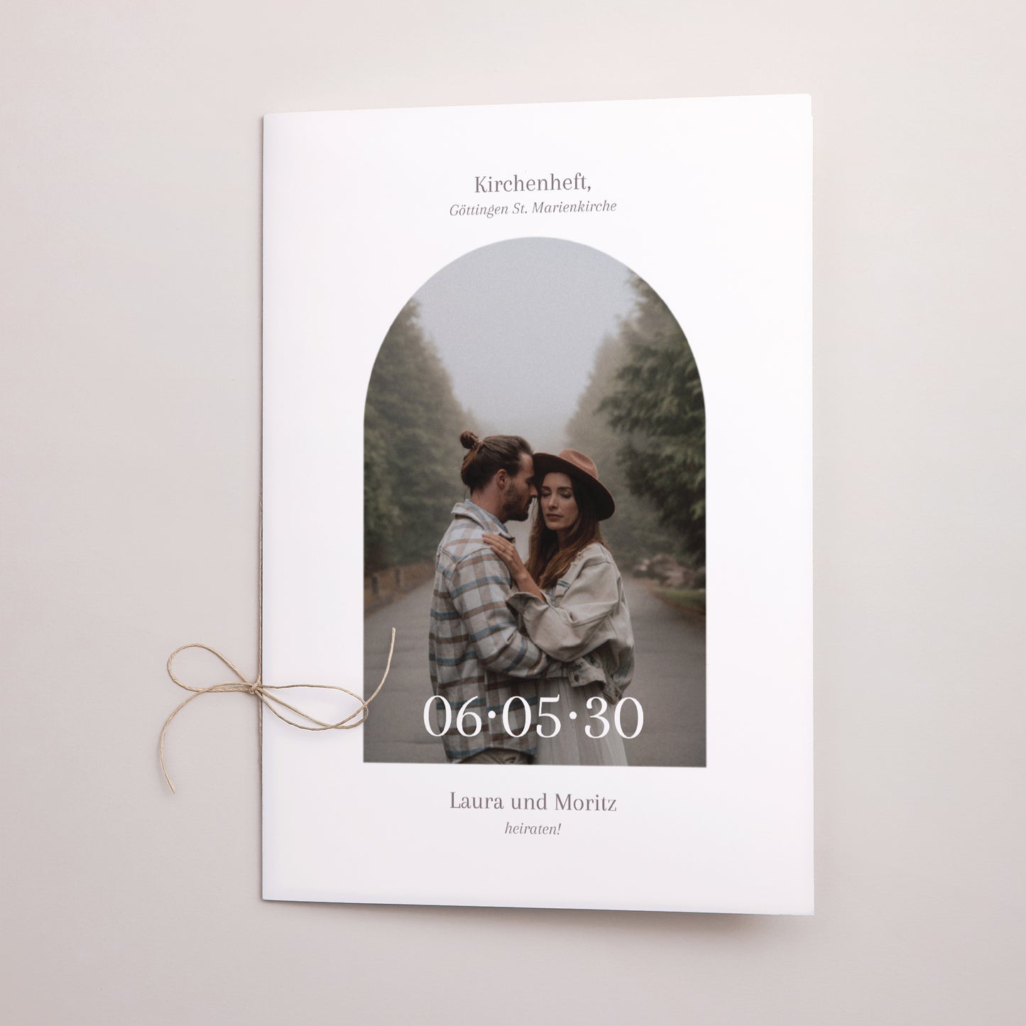 Kirchenheft Hochzeit Doppelflügel Mama und Papa heiraten foto N° 1