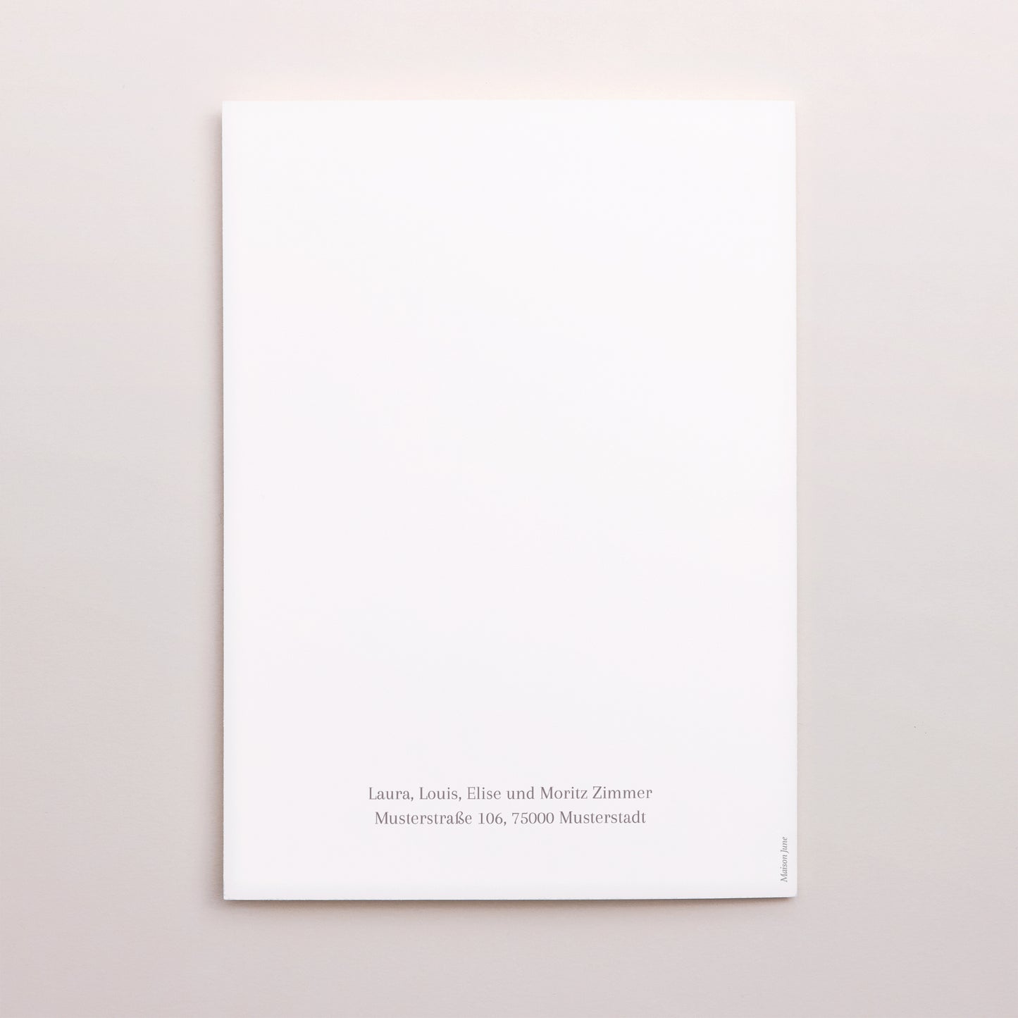 Dankeskarte Hochzeit Doppelflügelporträt Mama und Papa heiraten foto N° 3