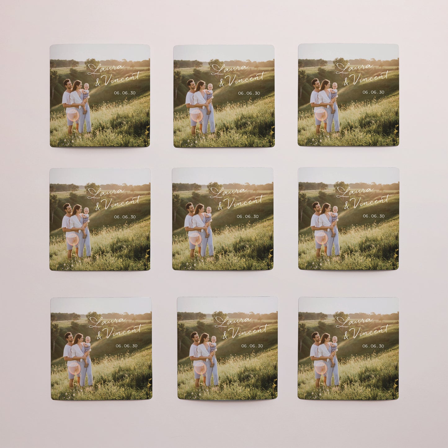 Save the date Karte Hochzeit Satz von 9, magnetisch. Mama und Papa heiraten II foto N° 3