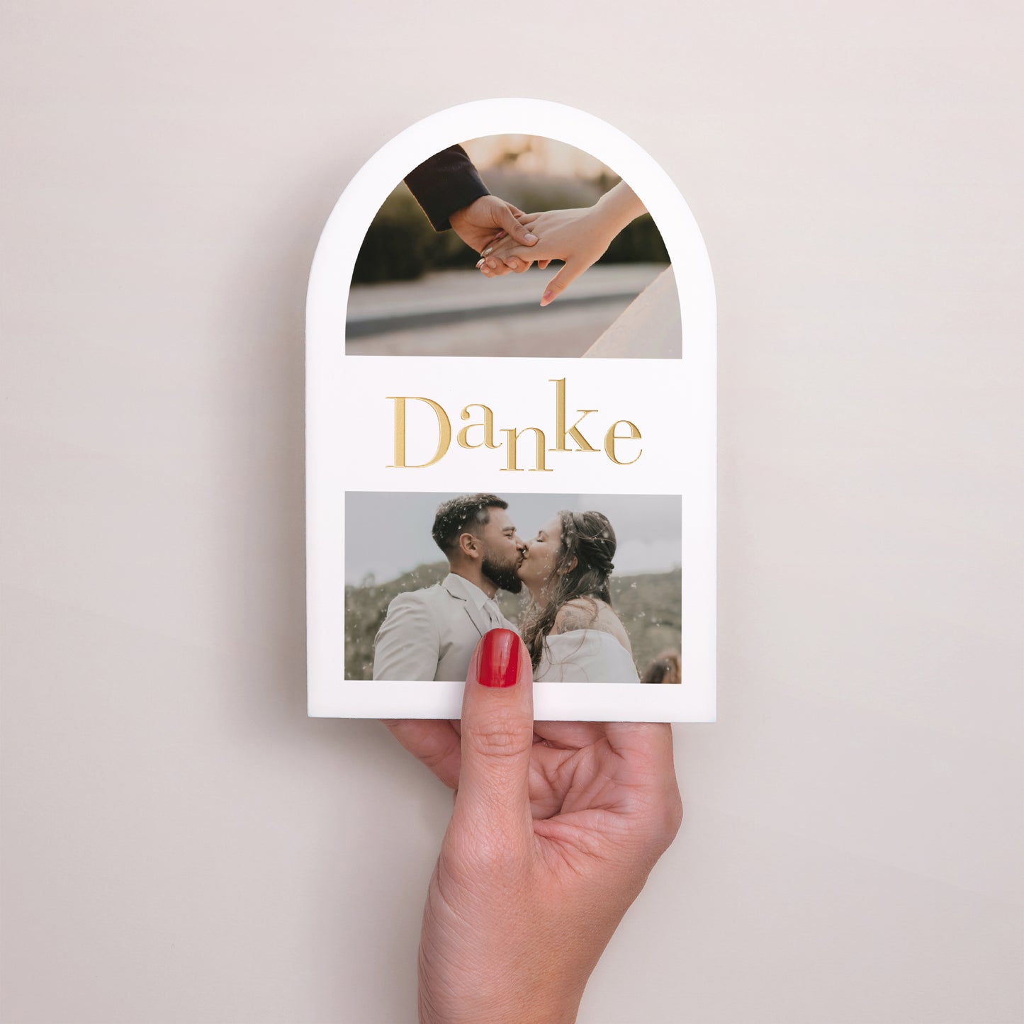 Dankeskarte Hochzeit Arche Wir heiraten II foto N° 2