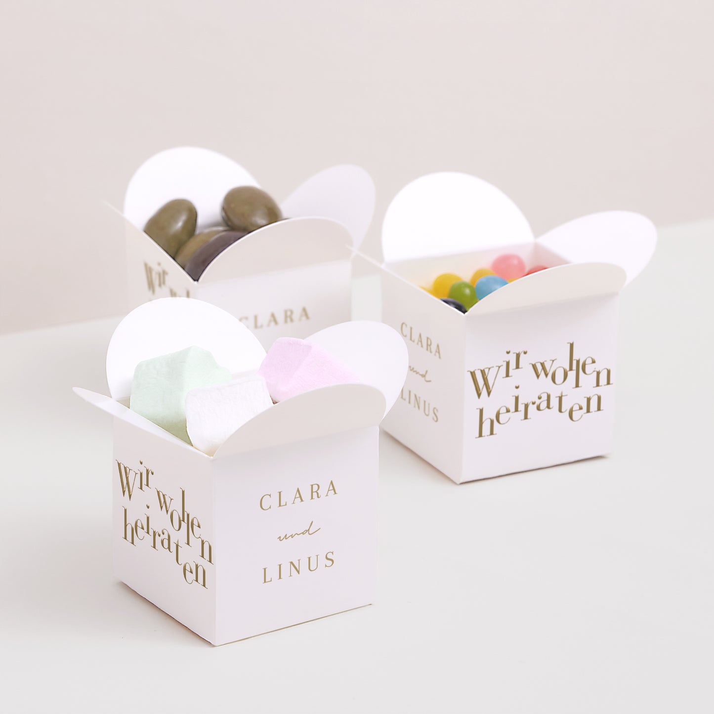 Geschenkbox Hochzeit Schmetterlingsöffnung Wir heiraten II foto N° 3