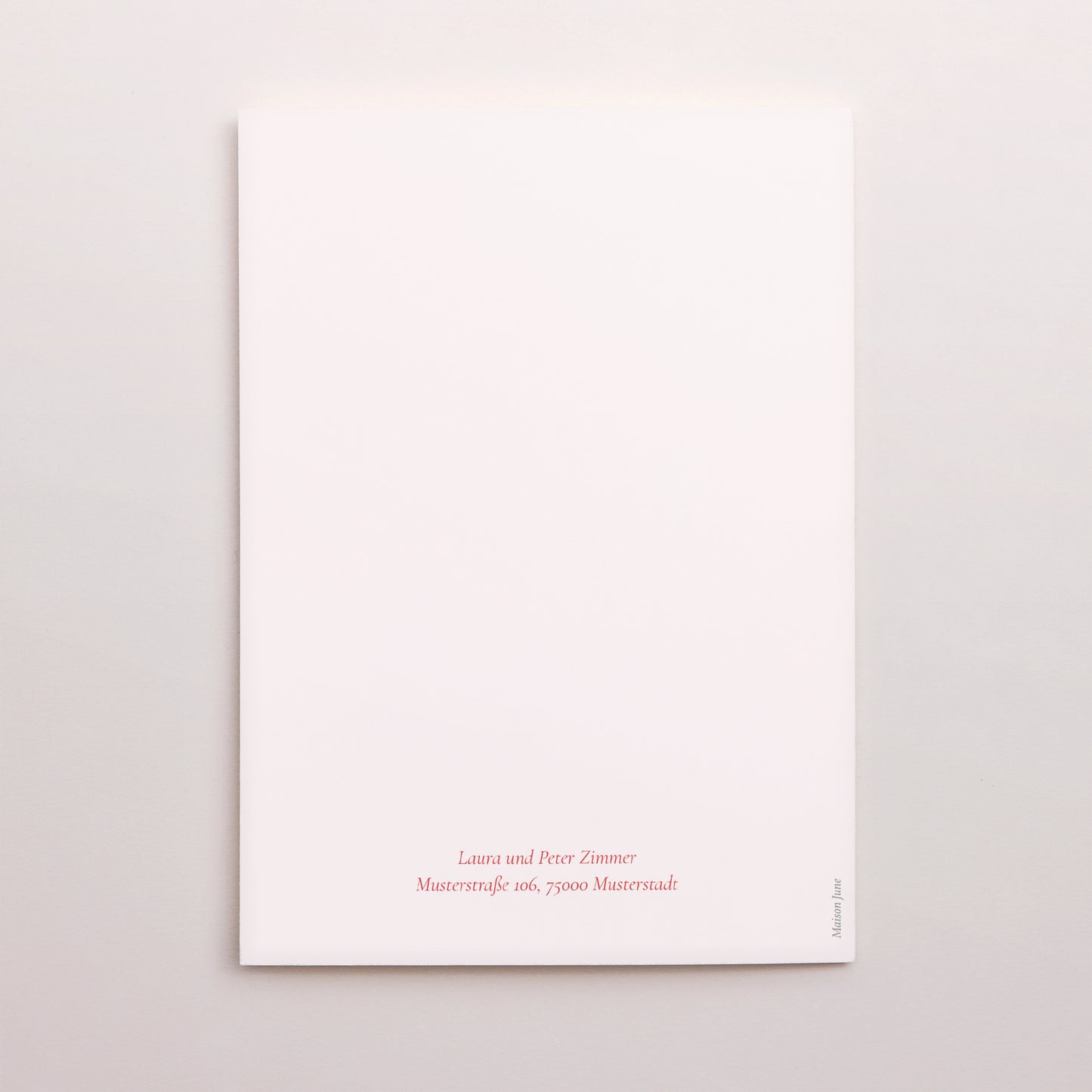 Dankeskarte Hochzeit Doppelflügelporträt Be our guest! foto N° 3