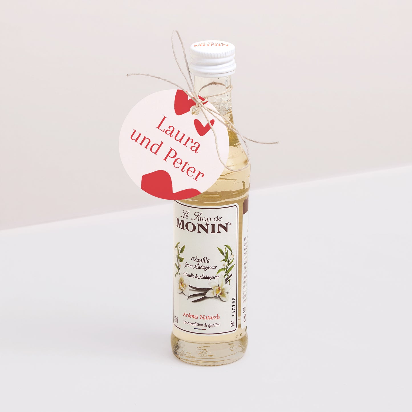 Vorgelochtes Etikett Hochzeit Runde foto N° 3