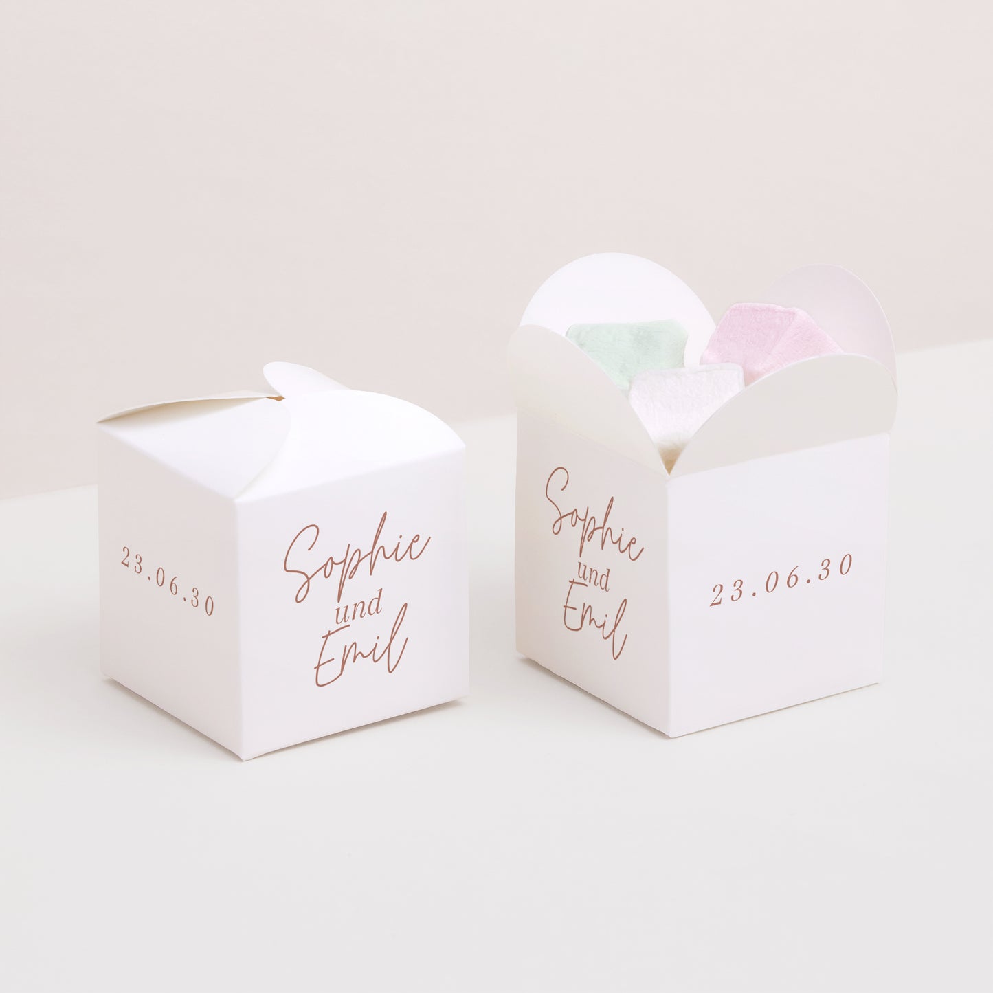 Geschenkbox Hochzeit Schmetterlingsöffnung Gereinigt foto N° 2