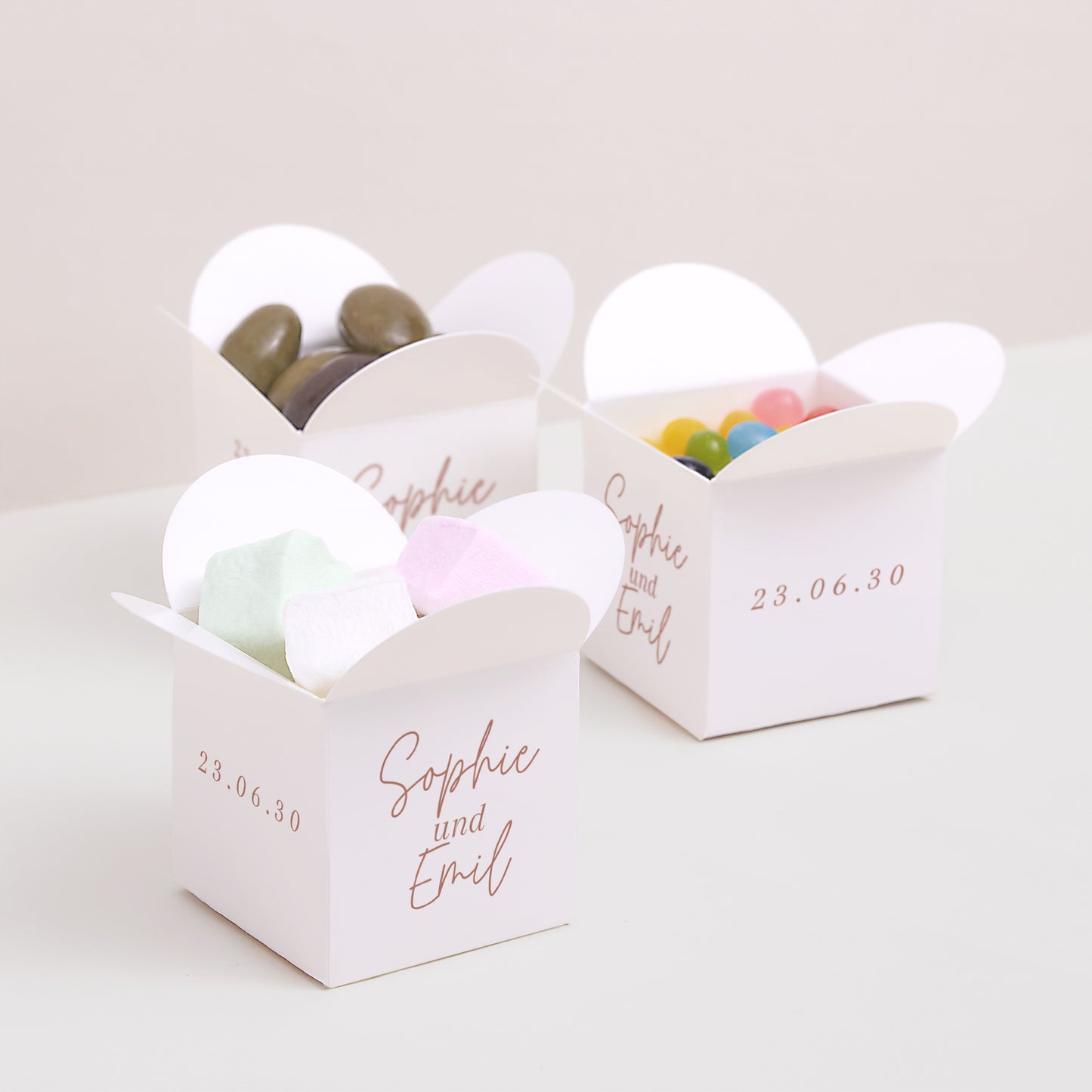 Geschenkbox Hochzeit Schmetterlingsöffnung Gereinigt foto N° 3