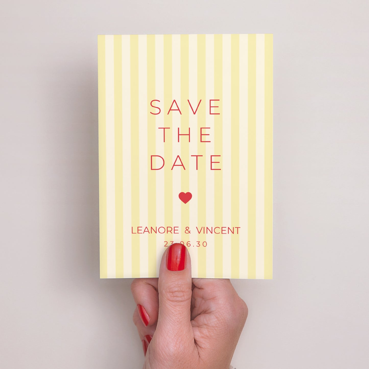 Save the date Karte Hochzeit Porträt Gelbe Sonne foto N° 2