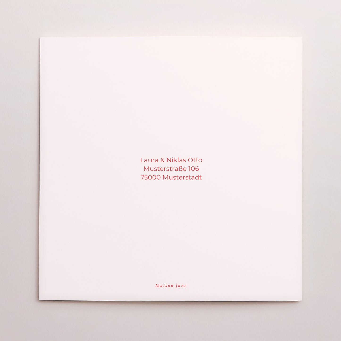 Dankeskarte Hochzeit Doppelflügelfenster Ja Herz. foto N° 3