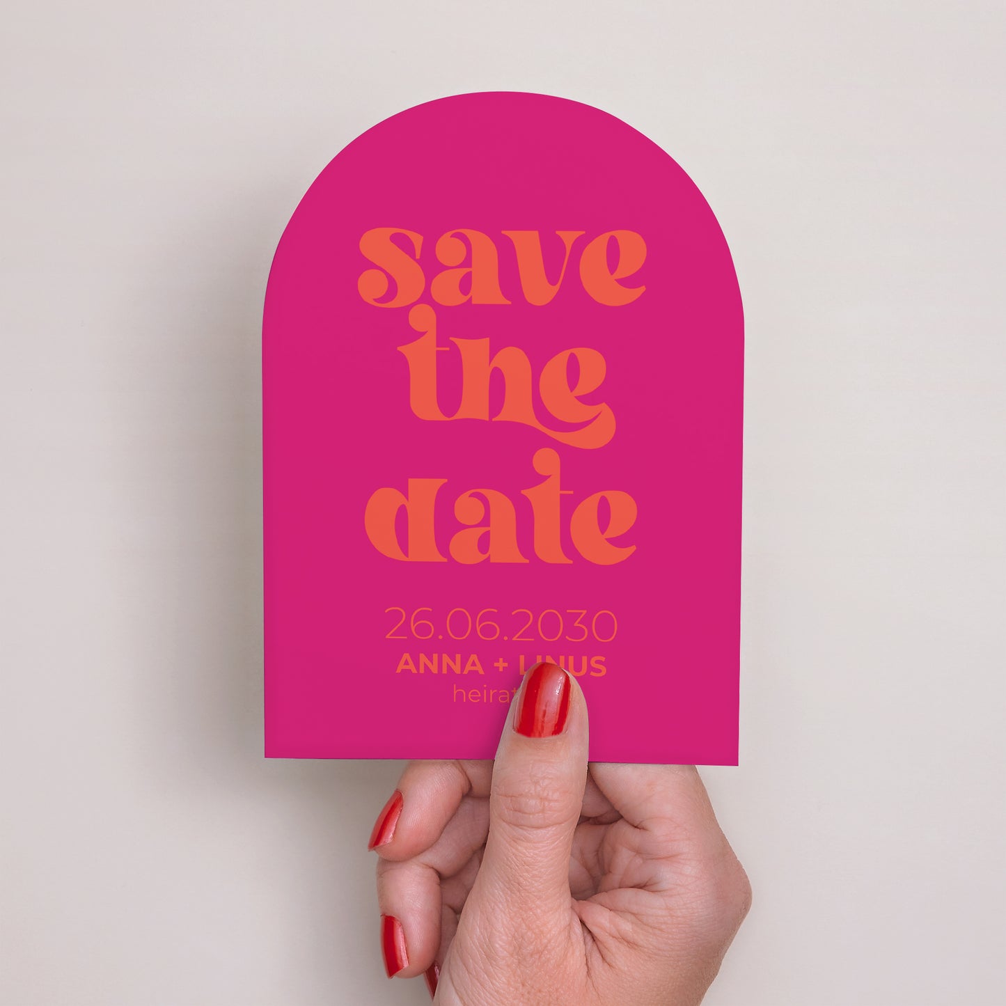 Save the date Karte Hochzeit Kleine Arche foto N° 2