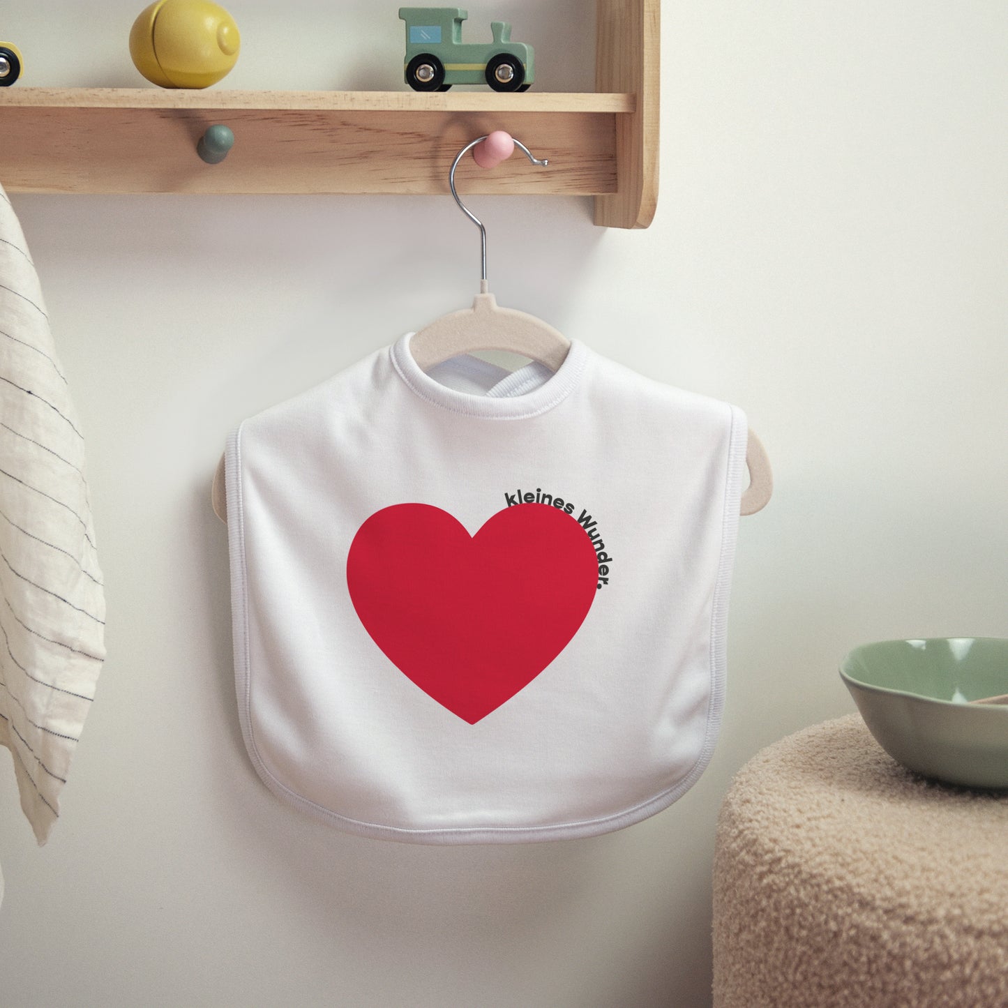 Kinderlätzchen Geburt Stoff Kleines Wunder foto N° 2