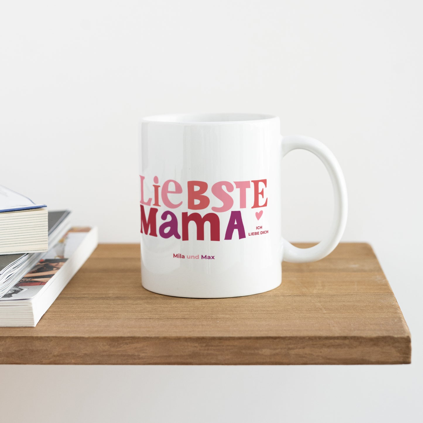 Tasse Objekte Weiß Mama Liebste II foto N° 4