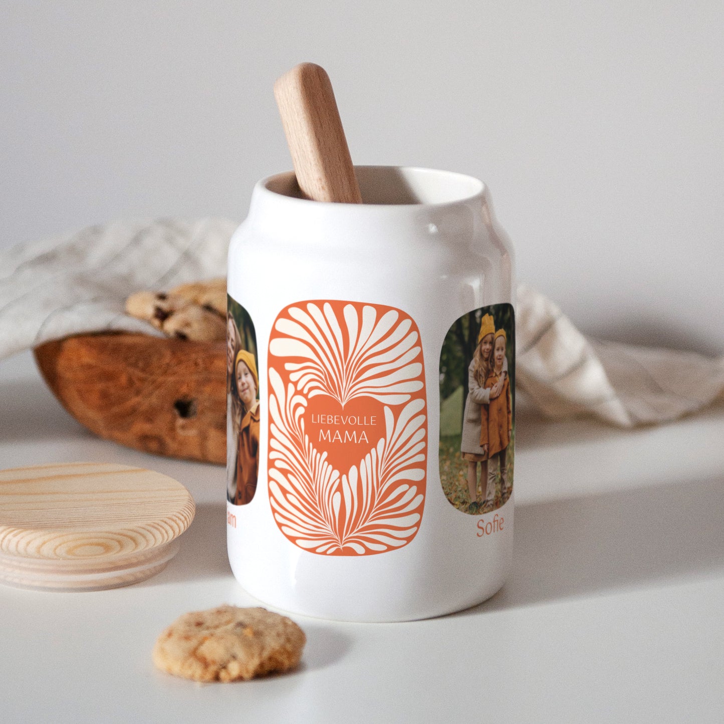 Keramiktopf Objekte 65 cl Bernsteinlaub foto N° 3