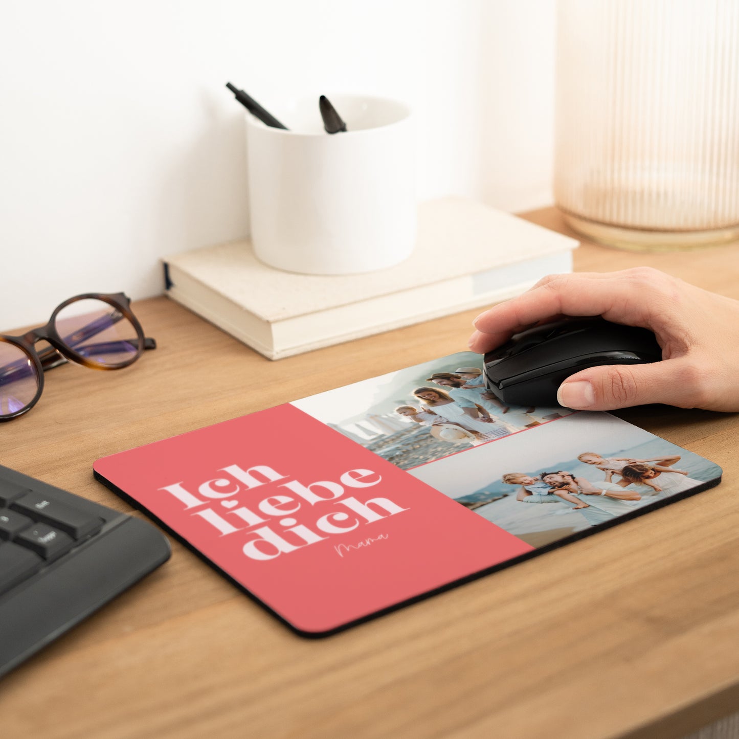 Mousepad Objekte Rechteck Ich liebe dich, Mama. foto N° 2