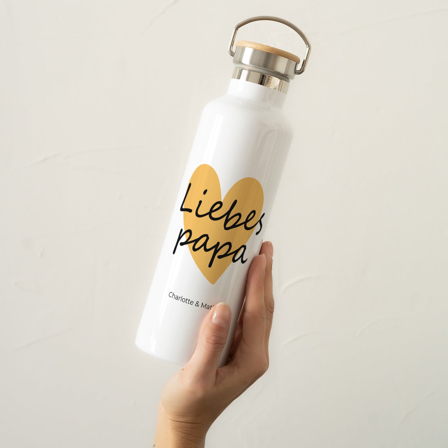 Trinkflasche Objekte 75 cl Papa der Liebe III foto N° 2