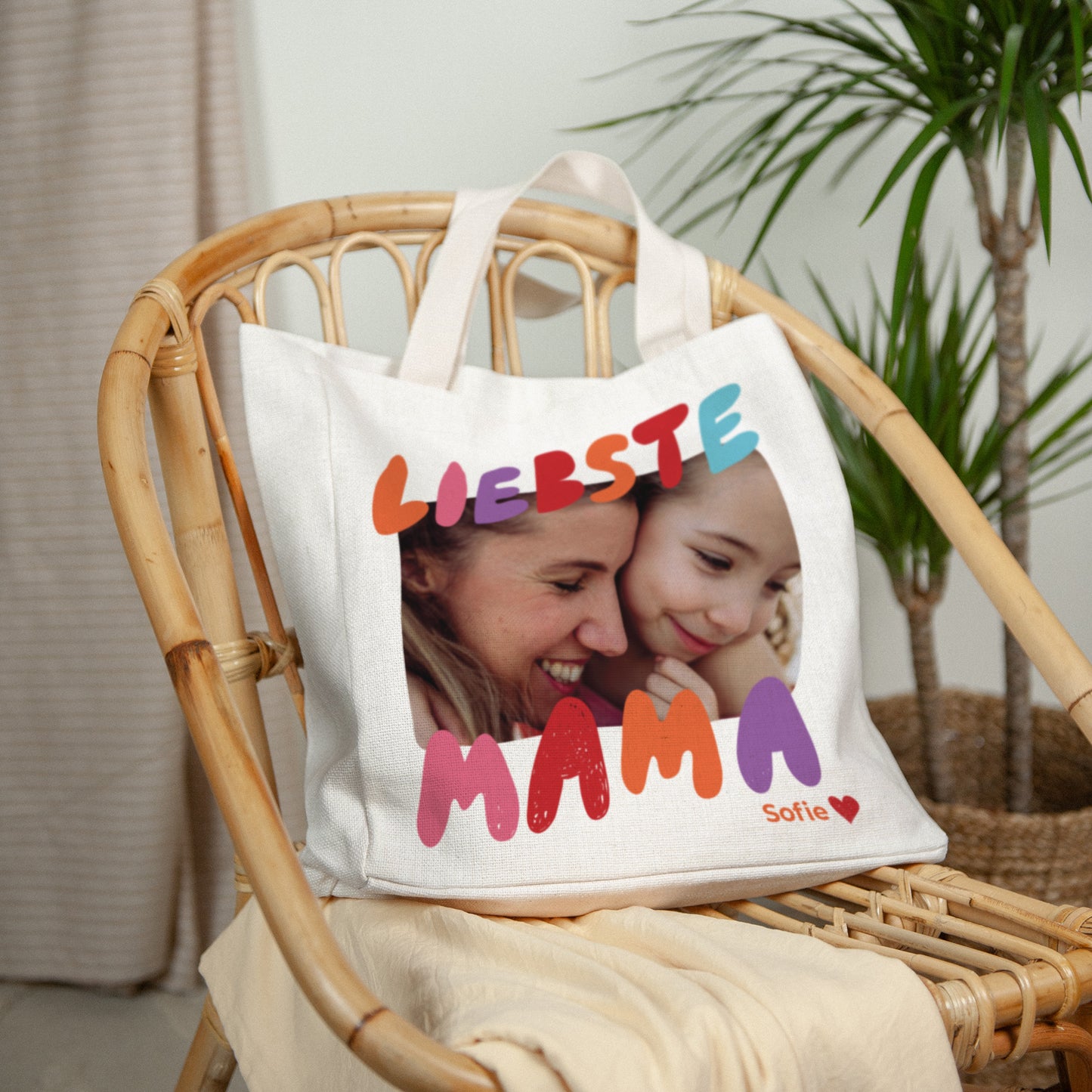 Tote bag Objekte Tragehenkel Mama der Liebe III foto N° 2