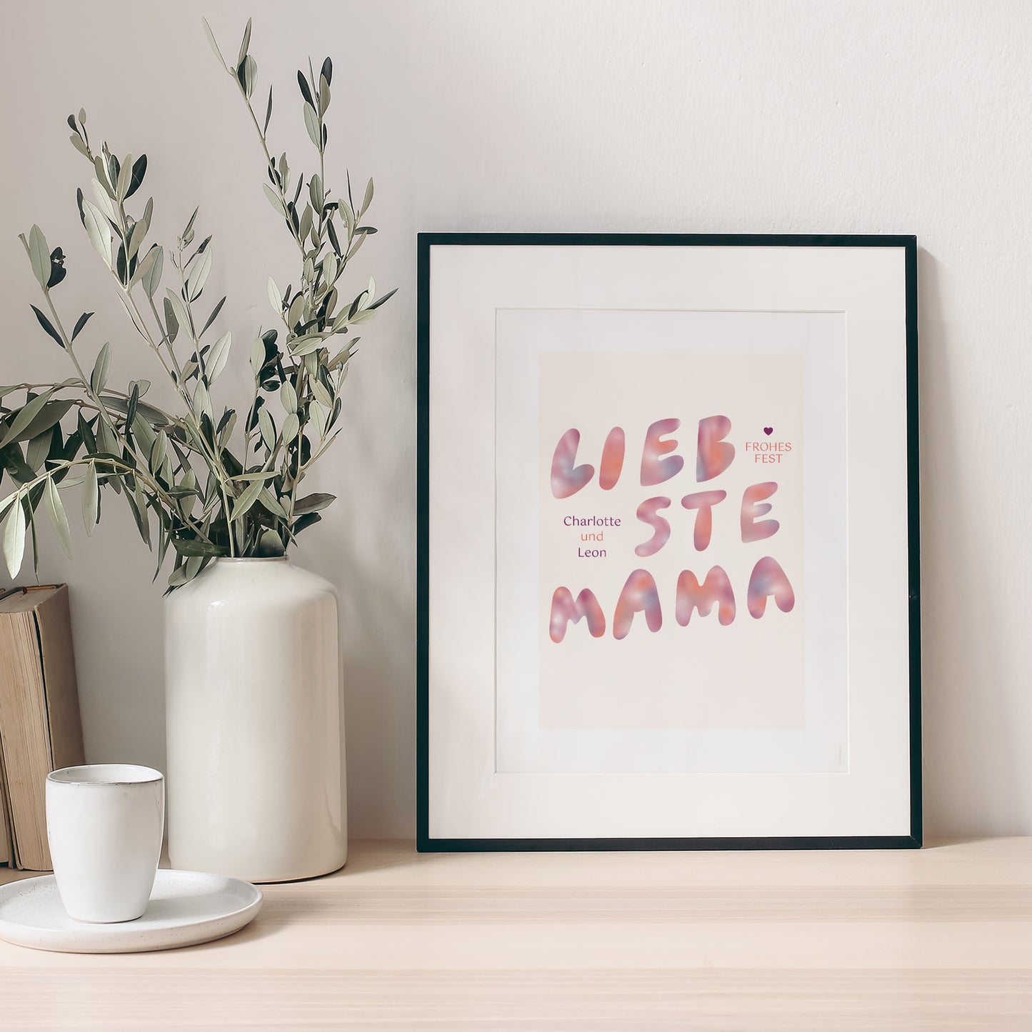 Poster Objekte Porträt Mutter Sonnenaufgang foto N° 1