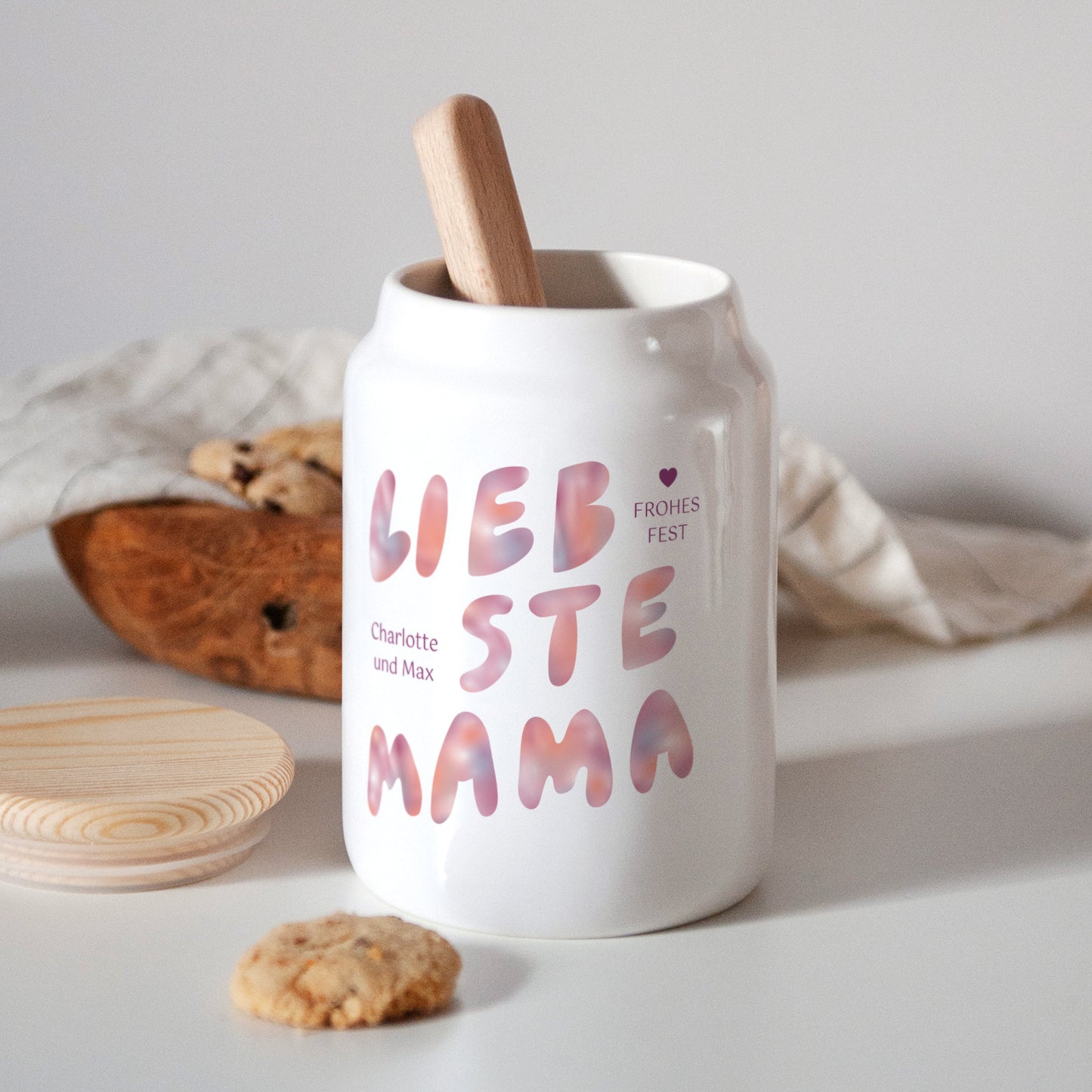 Keramiktopf Objekte 65 cl Mutter Sonnenaufgang foto N° 3