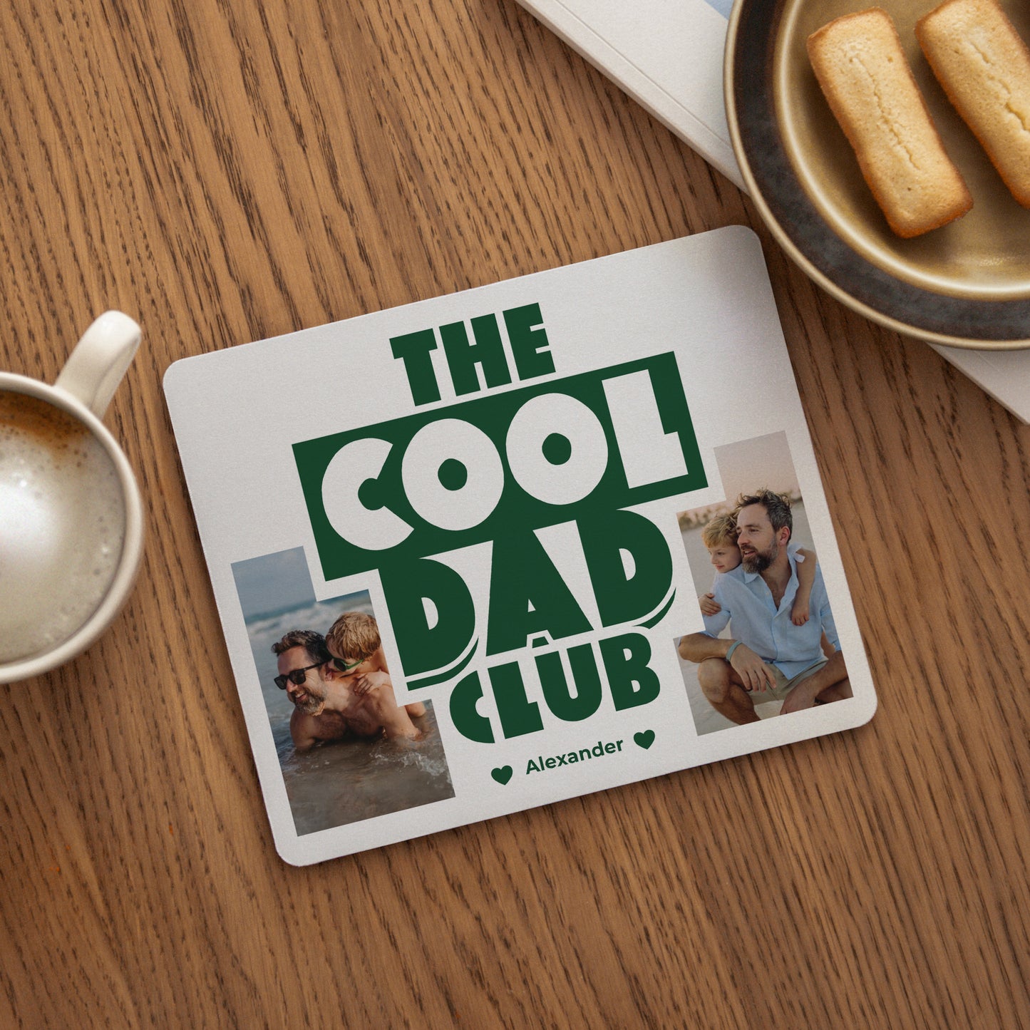 Mousepad Objekte Rechteck COOLE PAPA CLUB foto N° 1