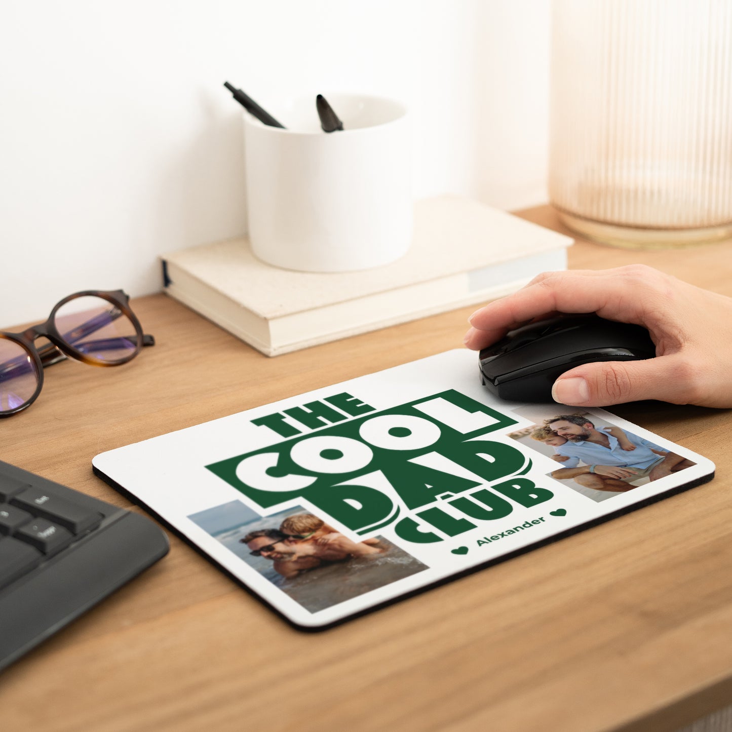 Mousepad Objekte Rechteck COOLE PAPA CLUB foto N° 2