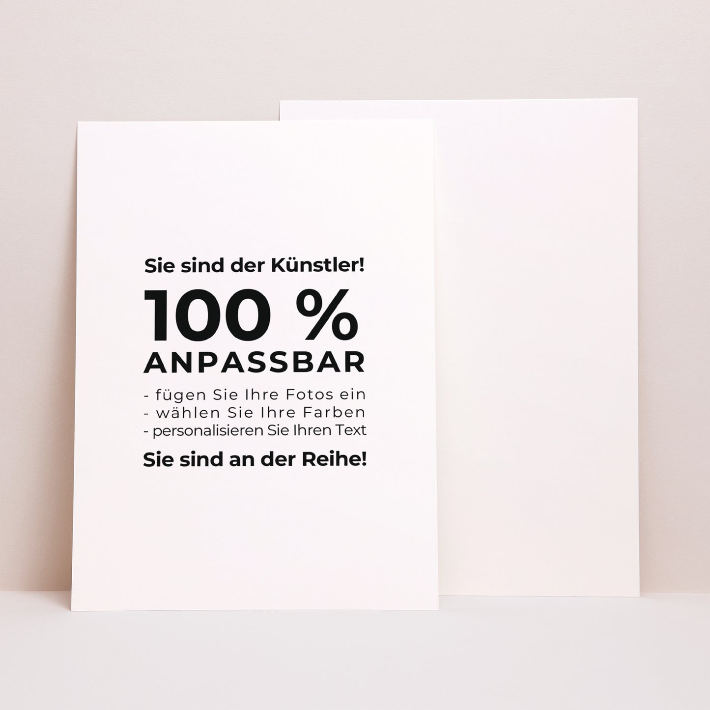Einladungskarte Geburt Porträt Mach es selbst V foto N° 1