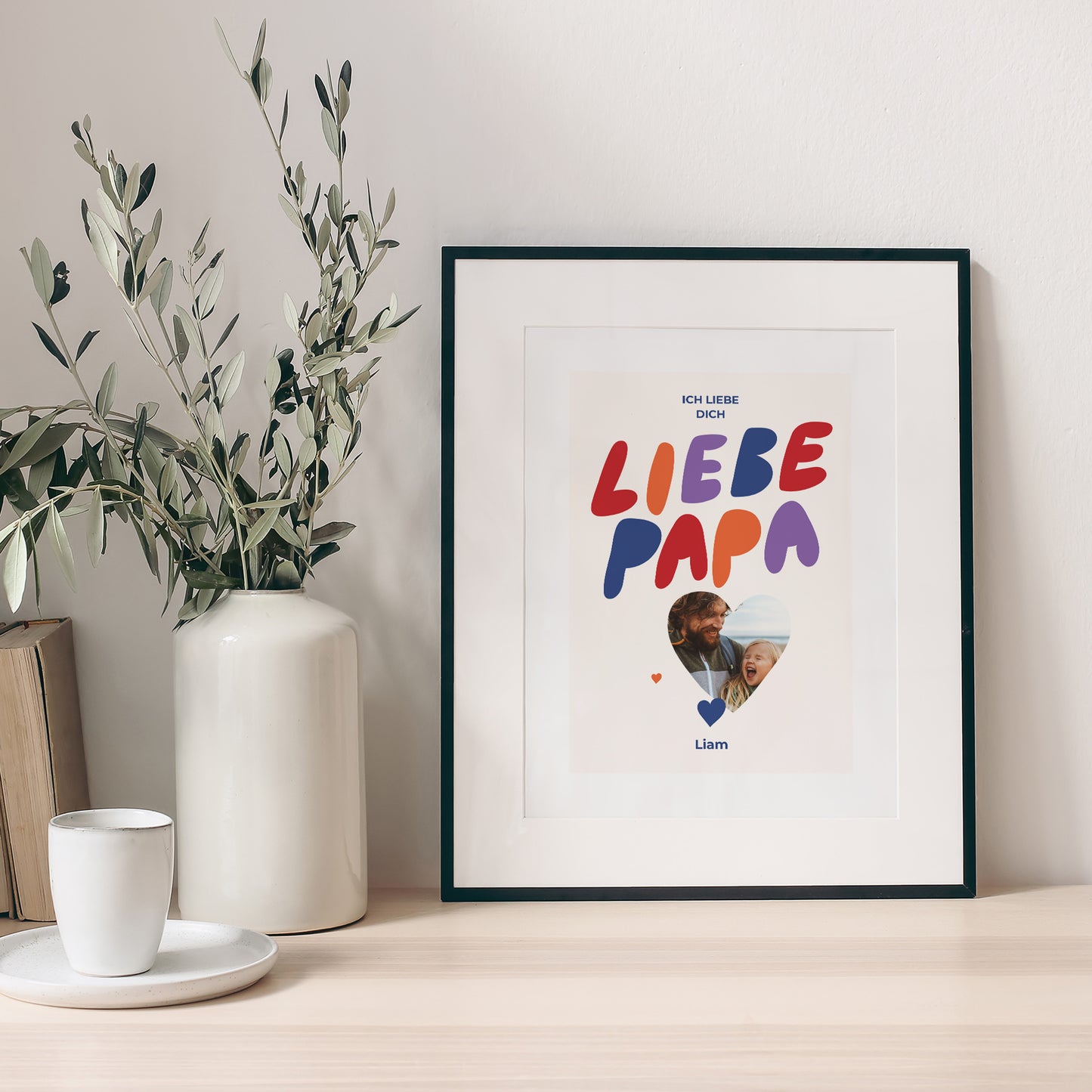 Poster Objekte Porträt Liebes Farben foto N° 1