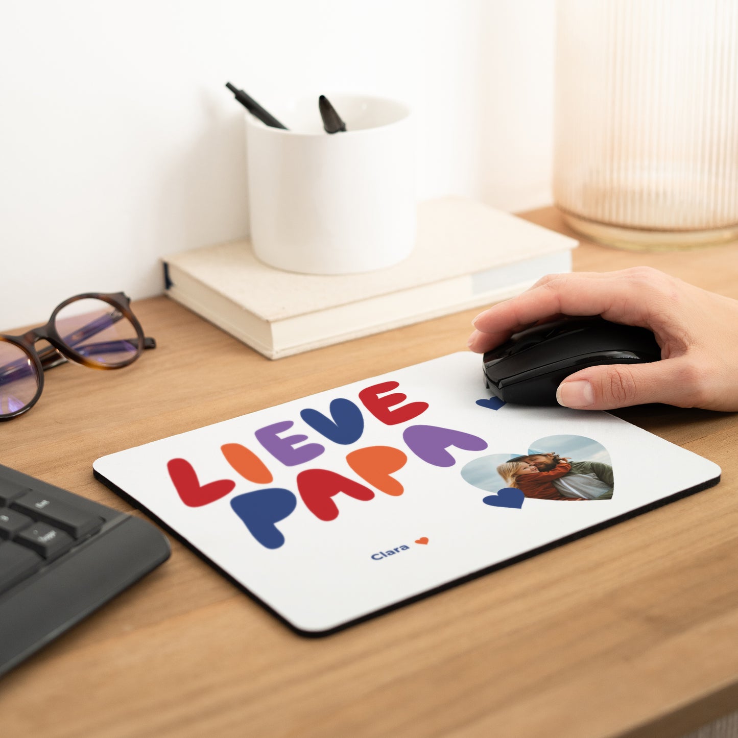 Mousepad Objekte Rechteck Liebes Farben foto N° 2