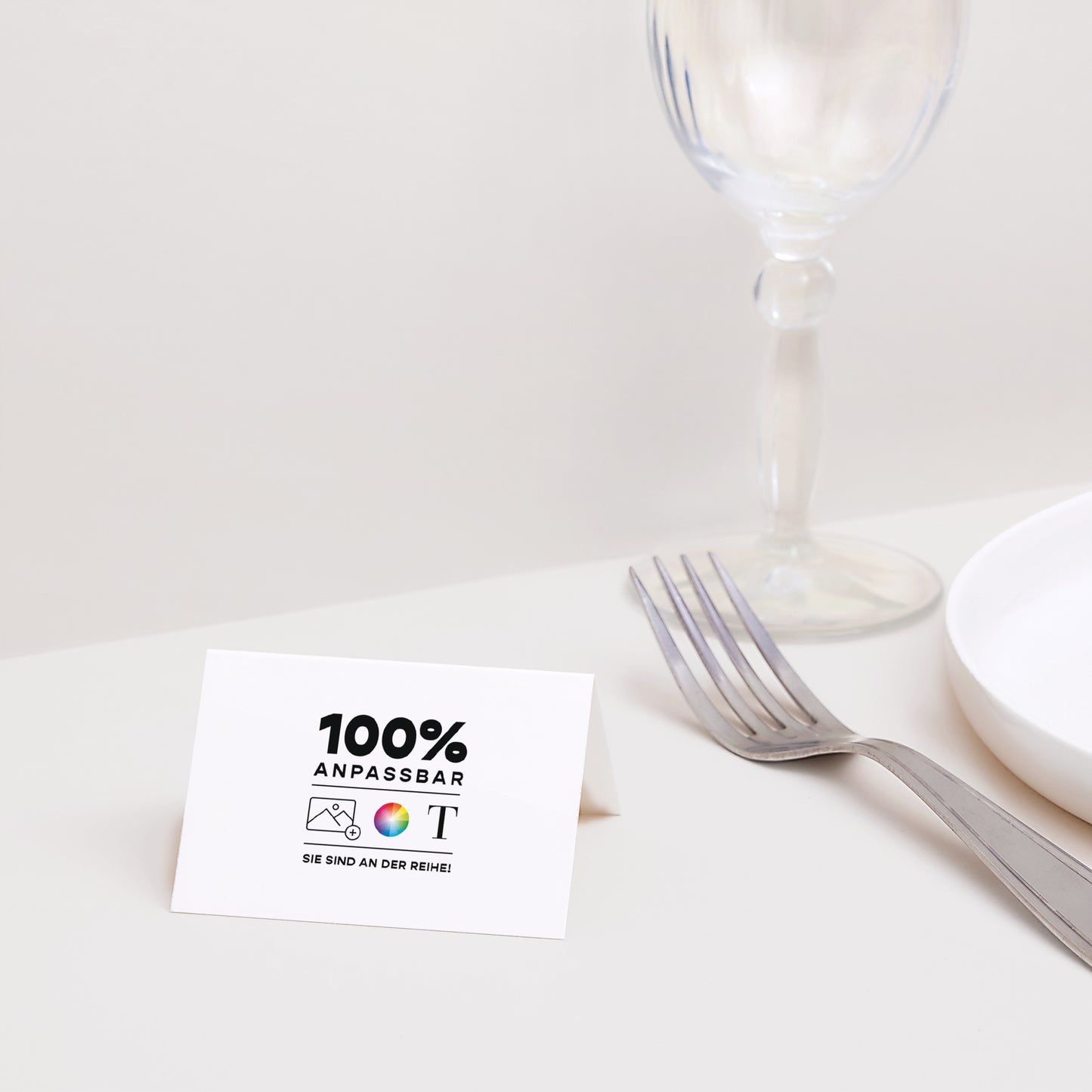 Tischkarten Hochzeit Quer Mach es selbst VI foto N° 2