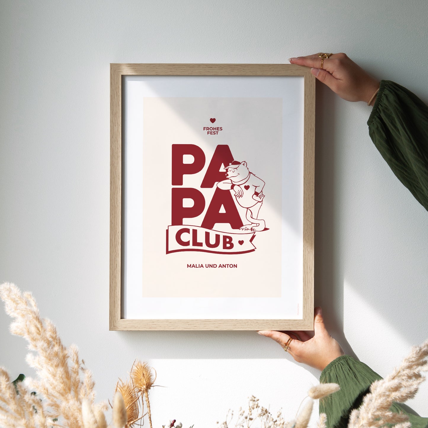Poster Objekte Porträt Papa Bärenclub foto N° 2