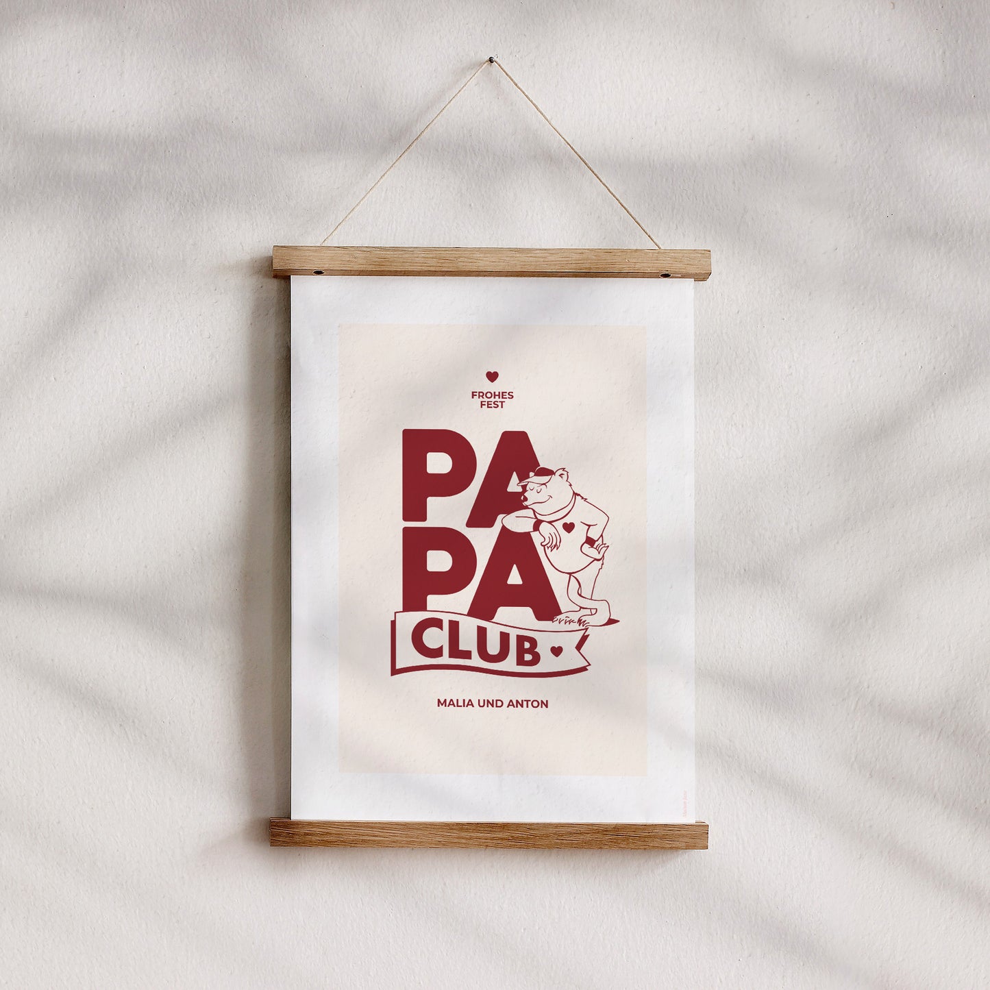 Poster Objekte Porträt Papa Bärenclub foto N° 4