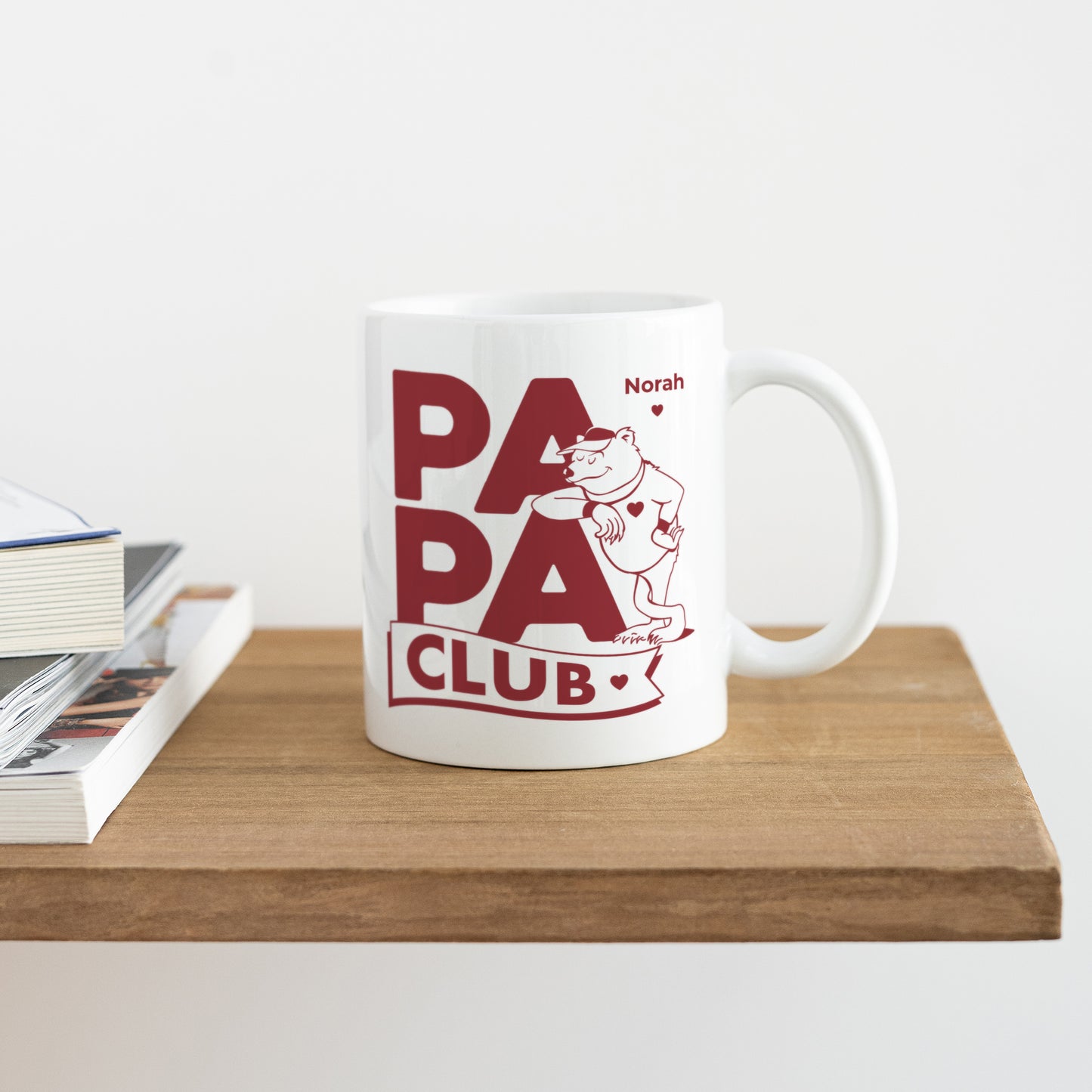 Tasse Objekte Weiß Papa Bärenclub foto N° 4