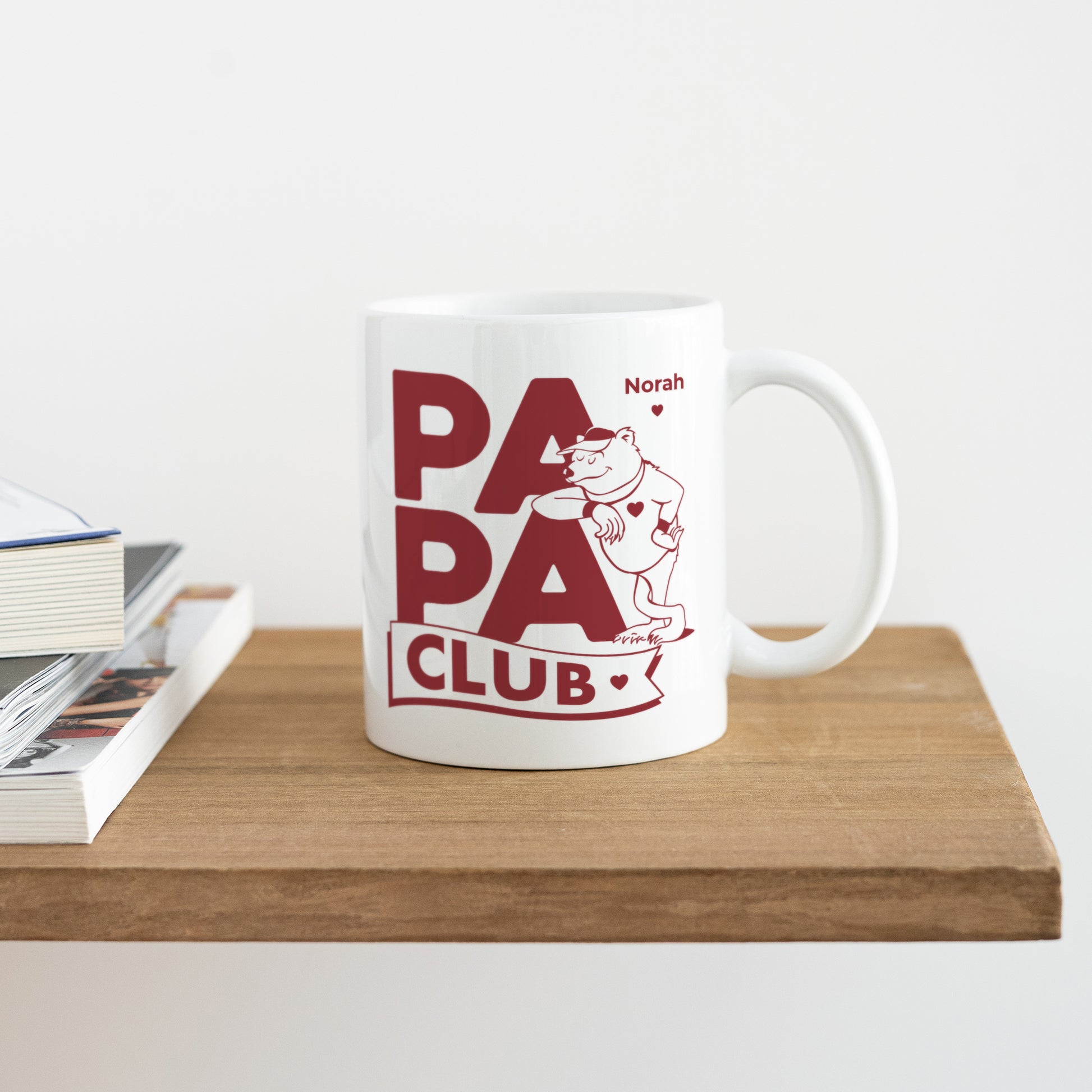 Tasse Objekte Weiß Papa Bärenclub foto N° 4