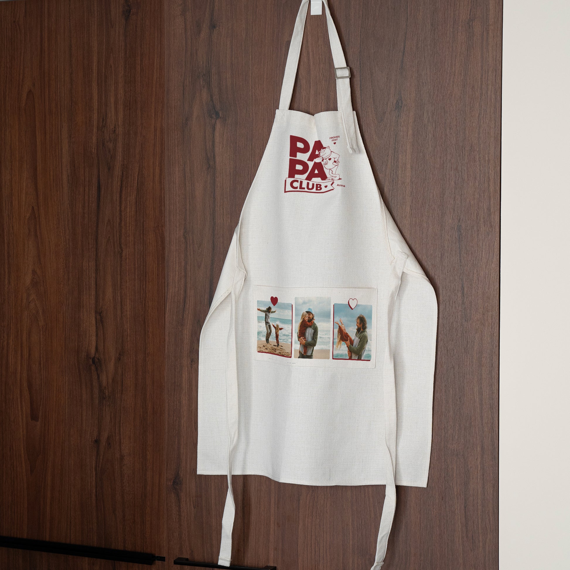 Schürze Objekte Natürliches Beige Papa Bärenclub foto N° 2