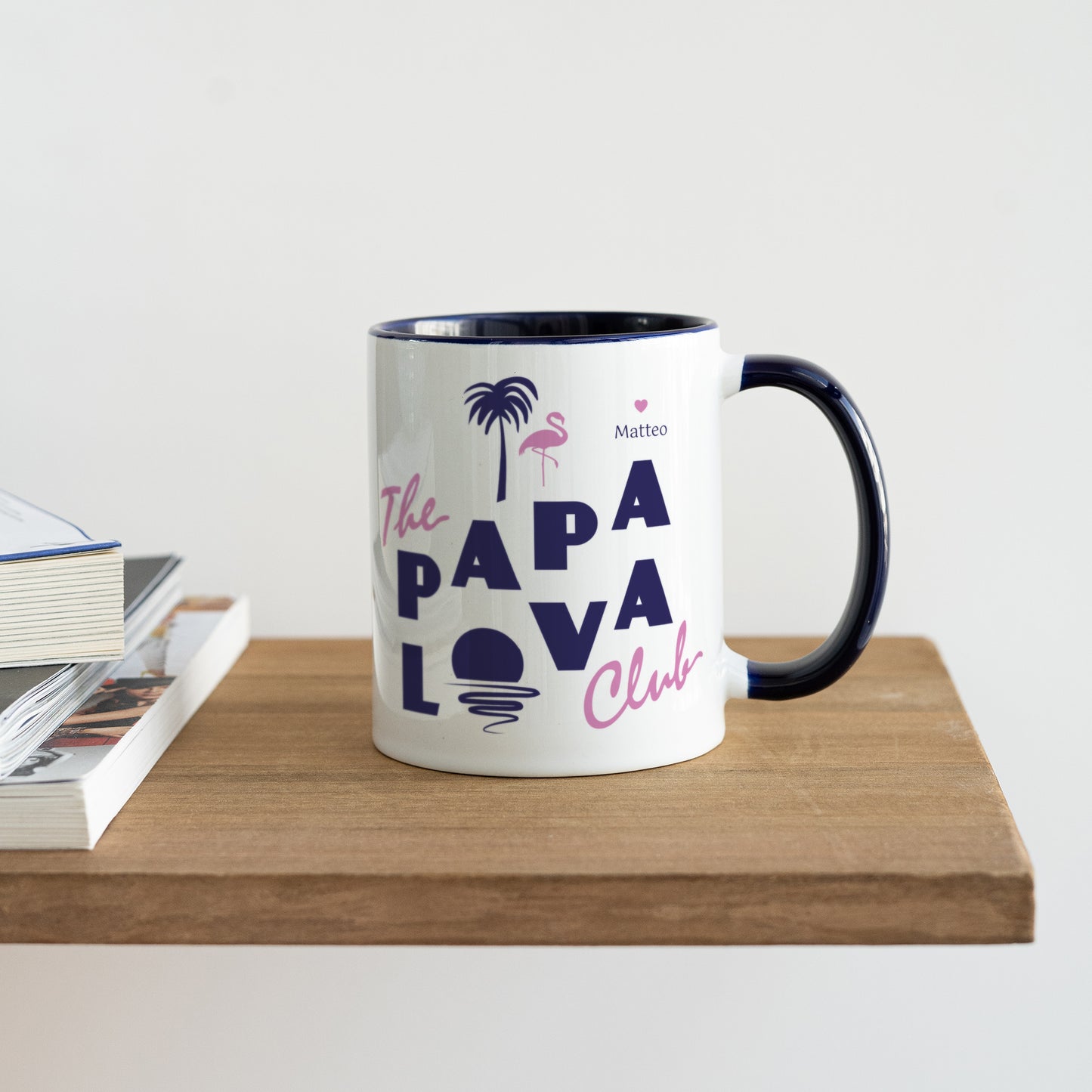 Tasse Objekte Blau Papa MiamiPapa Miami foto N° 4