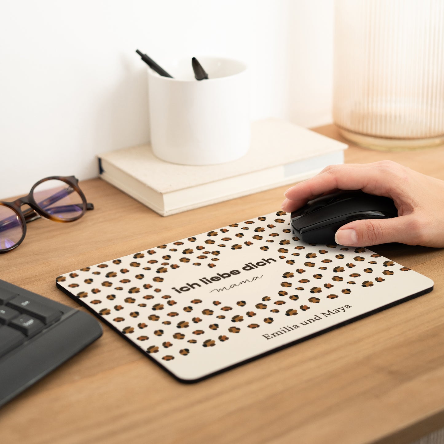 Mousepad Objekte Rechteck Leoparden-Trend foto N° 2