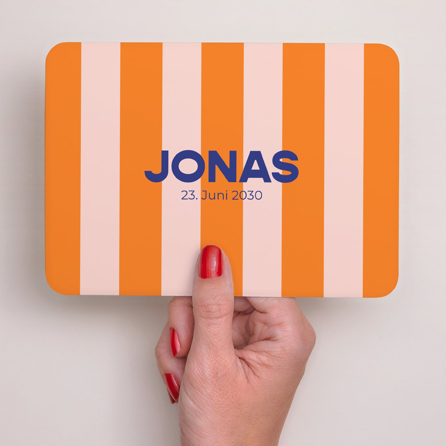 Geburtskarte Landschaft, abgerundete Ränder Hola Baby. foto N° 3